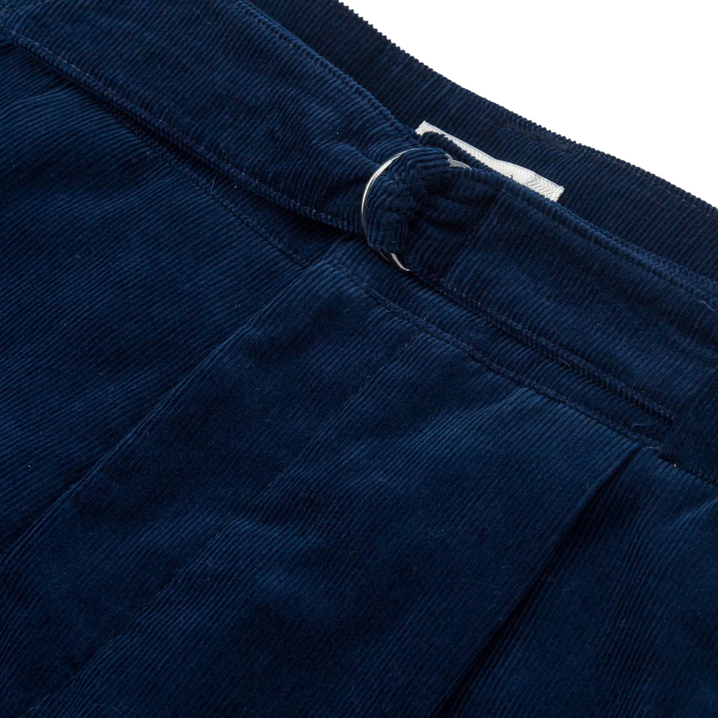 Oliver Spencer Belted Trousers - Whitton Cord Navy