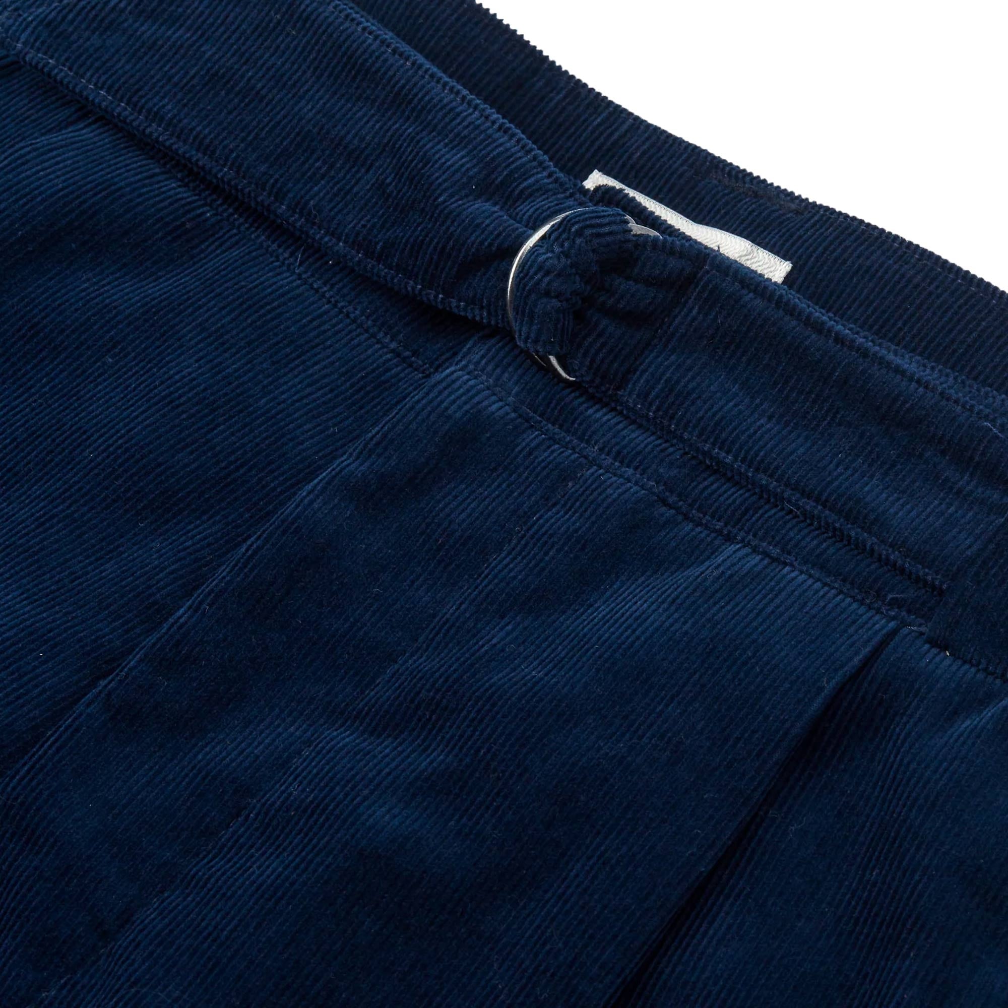 Oliver Spencer Belted Trousers - Whitton Cord Navy