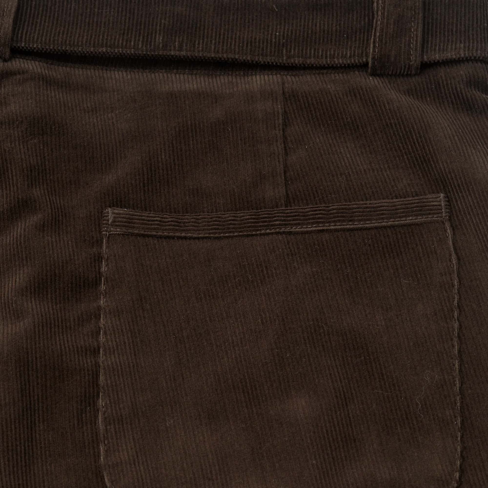 Oliver Spencer Belted Trousers - Whitton Cord Brown