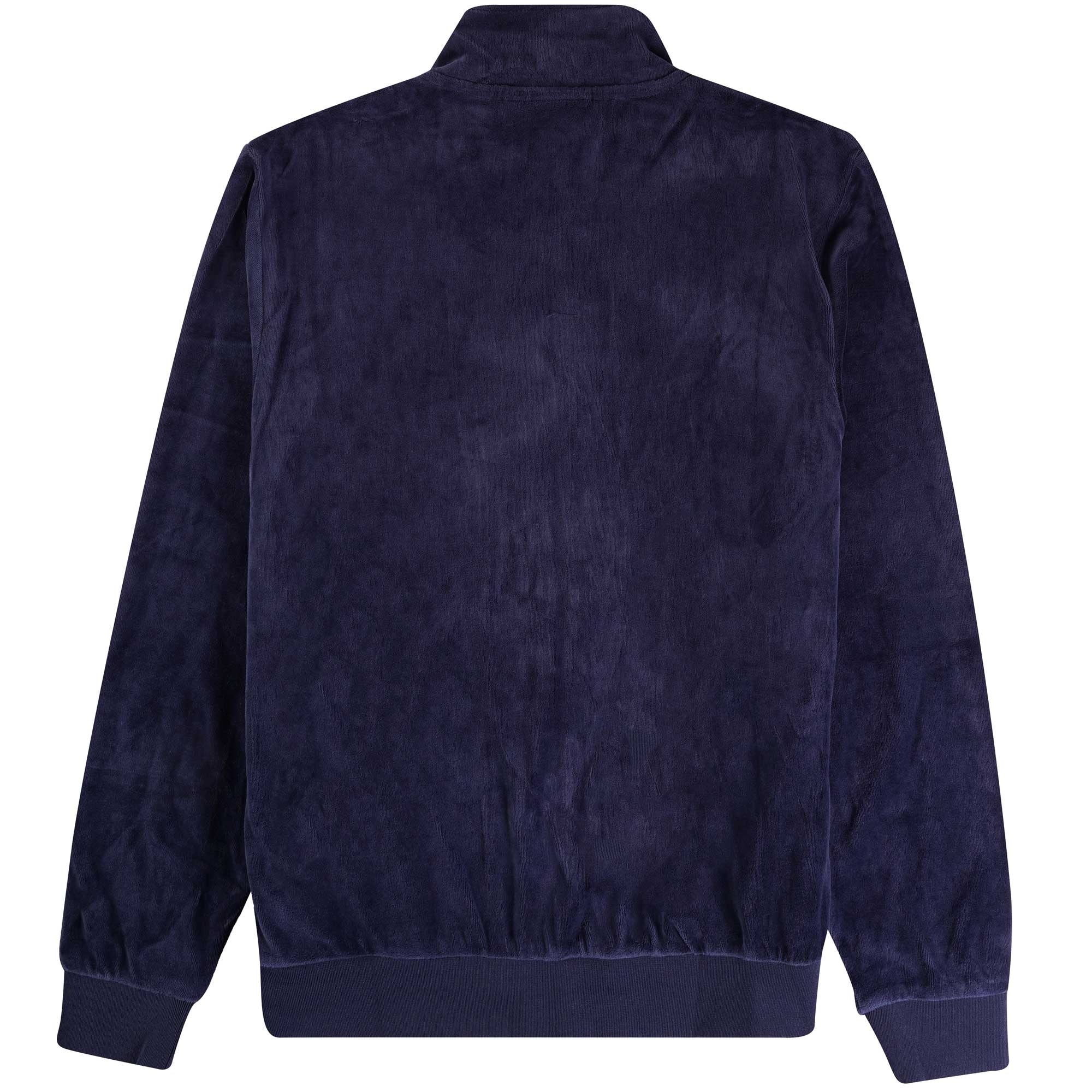 Fila Vintage Marc Velour Track Top - Fila Navy
