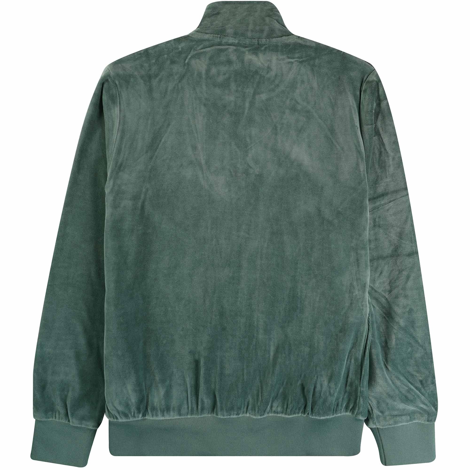 Fila Vintage Marc Velour Track Jacket - Dark Forest