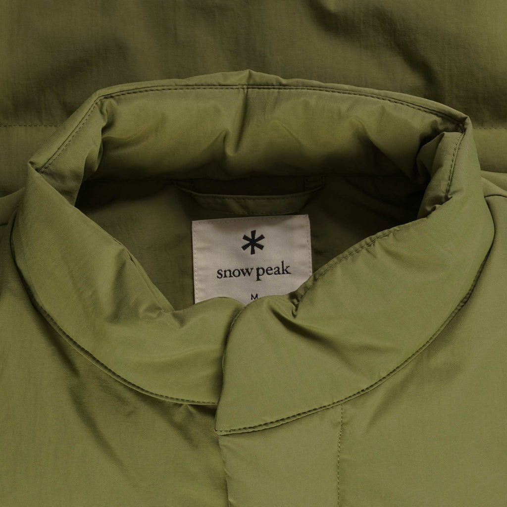 Snow Peak Recycled Down Jacket - Olive