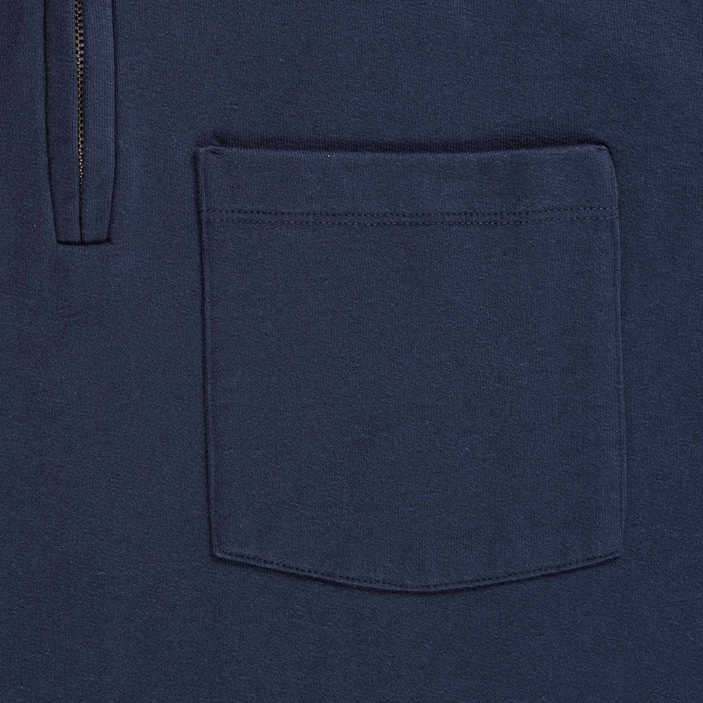 Far Afield Levy Half Zip Sweatshirt - Insignia Blue