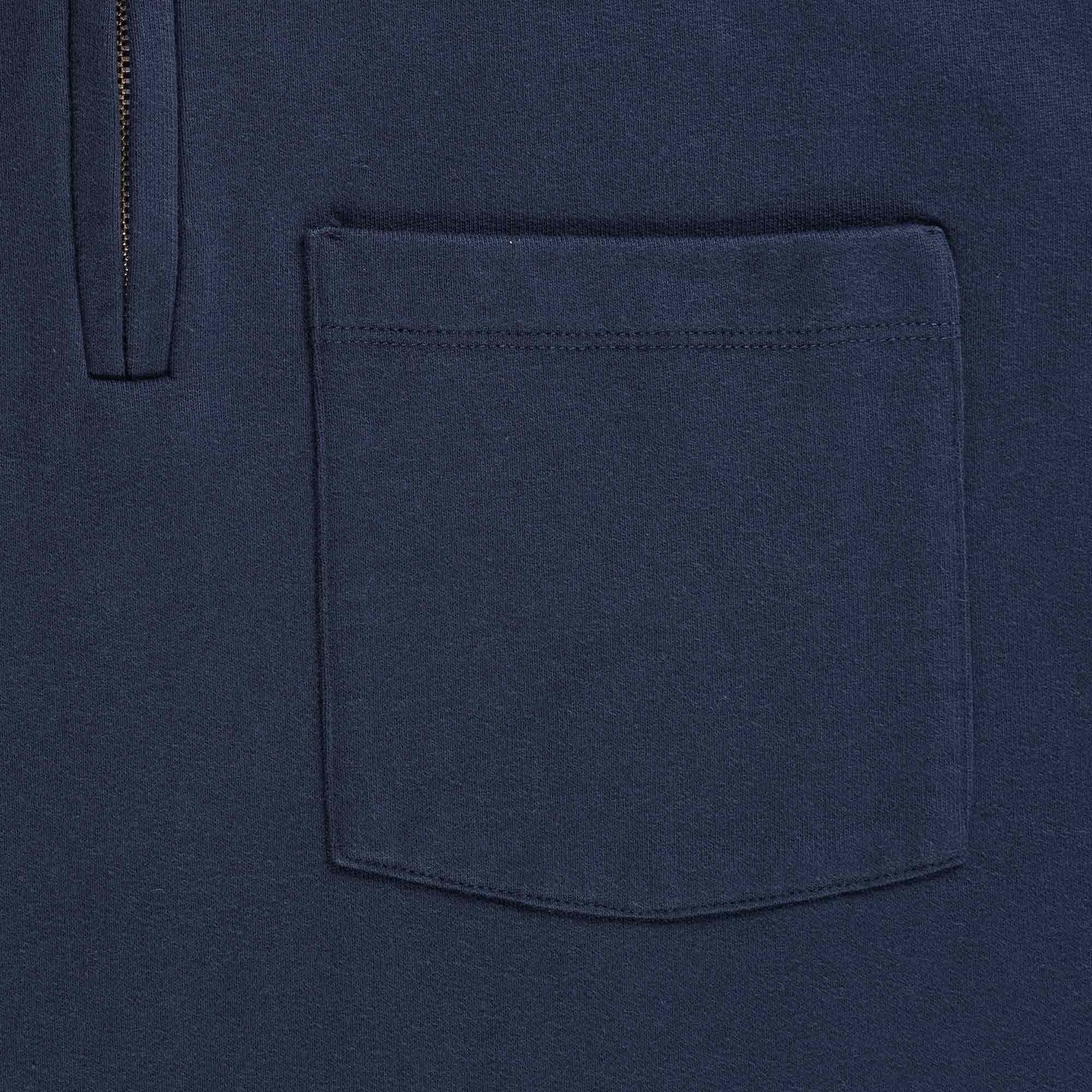 Far Afield Levy Half Zip Sweatshirt - Insignia Blue
