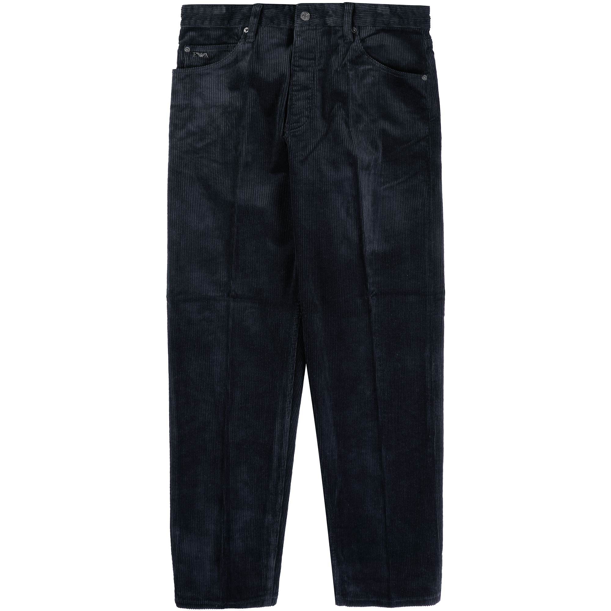 J69 Loose-Fit Corduroy Trousers - Blu Navy