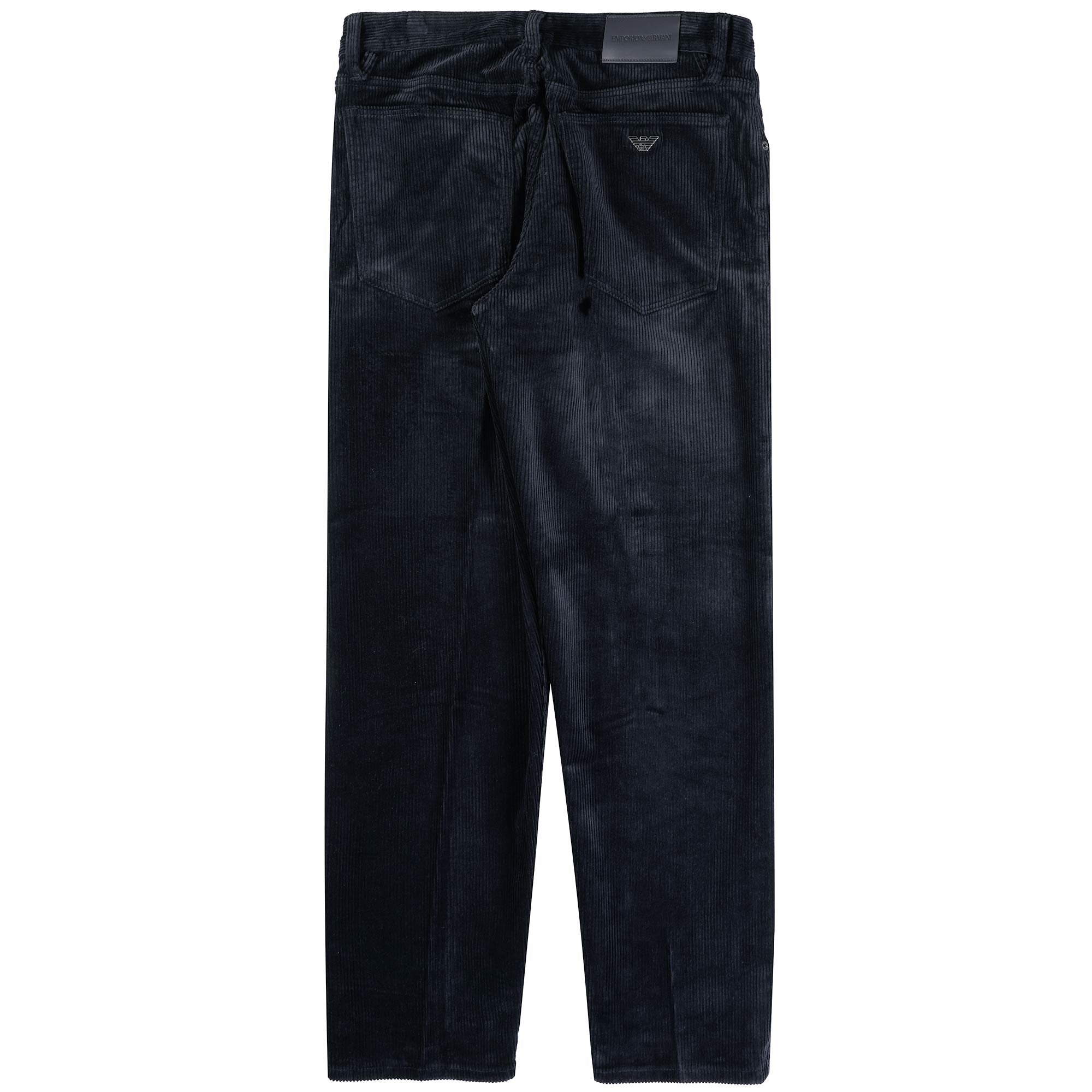 J69 Loose-Fit Corduroy Trousers - Blu Navy