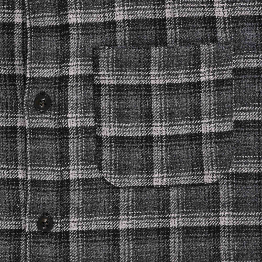 A.P.C. Trek Check Overshirt - Anthracite
