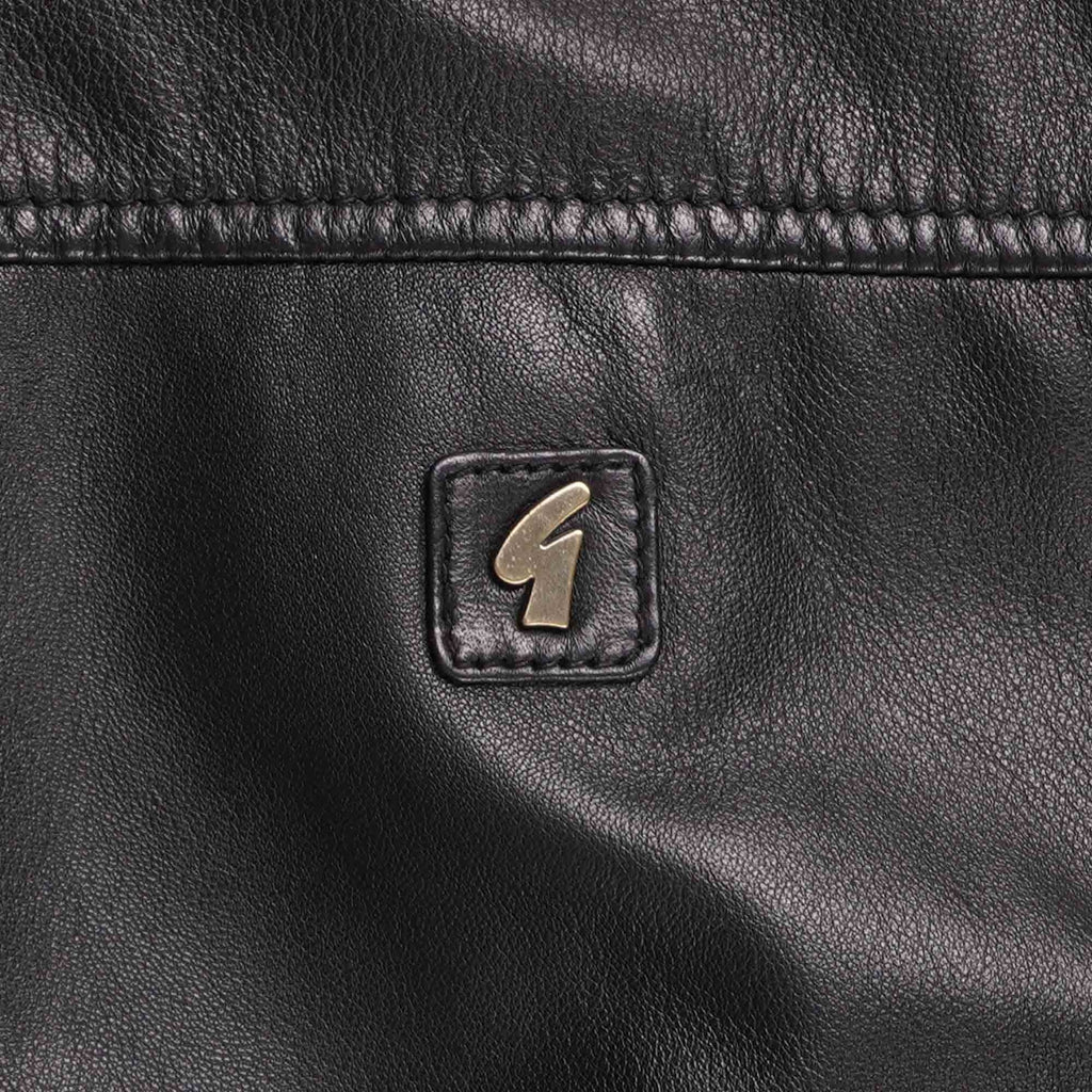 Gabicci Vintage Leather Jacket - Black