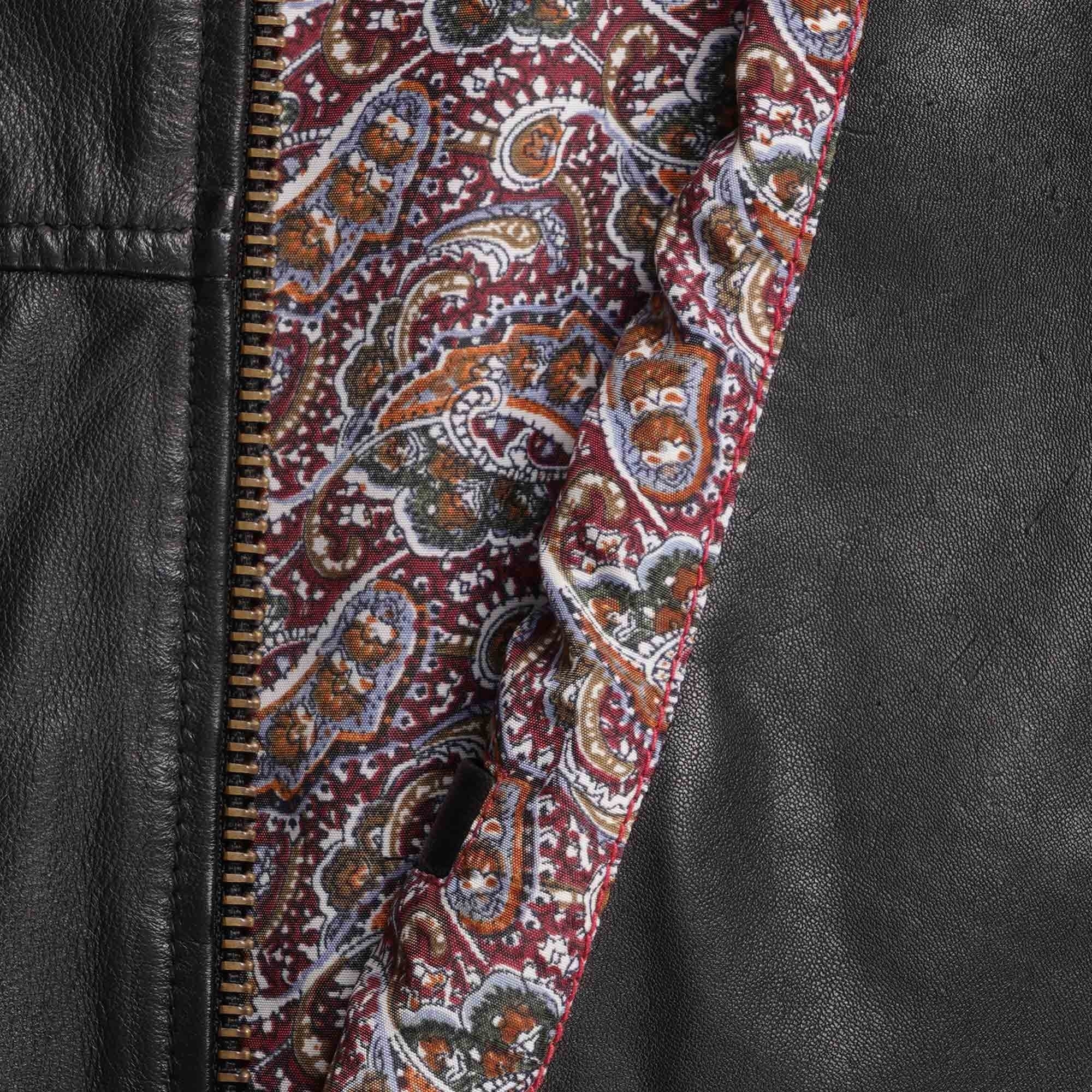 Gabicci Vintage Leather Jacket - Black