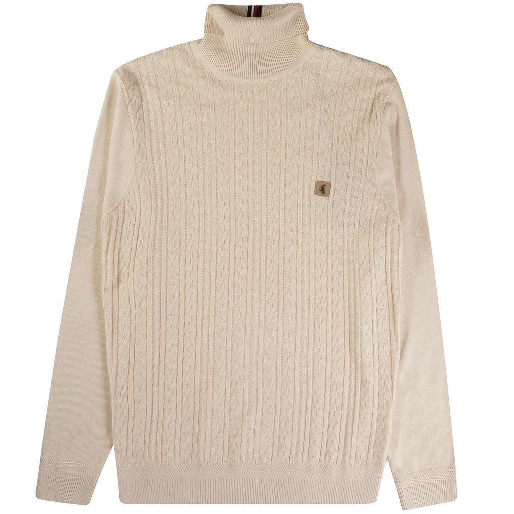 Gabicci Vintage Leonardo Turtle Neck - Cream