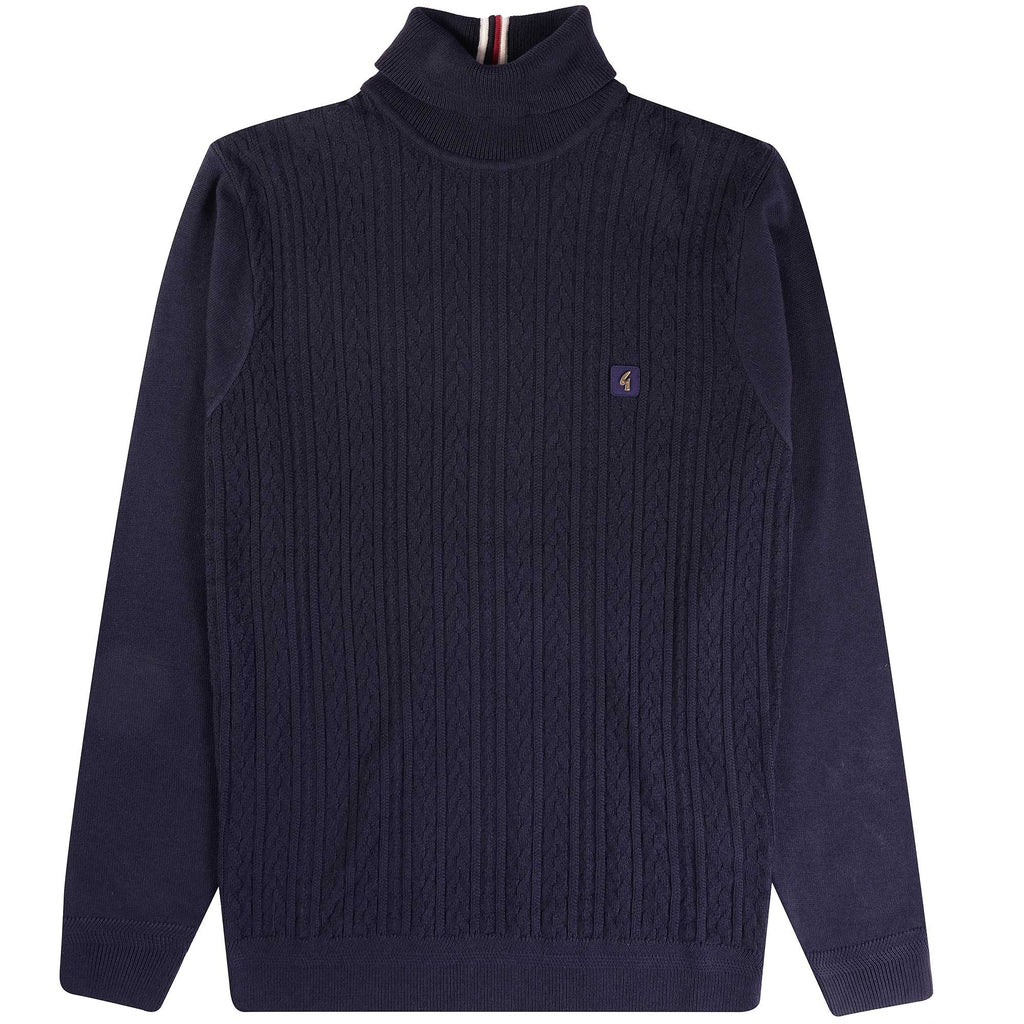Gabicci Vintage Leonardo Turtle Neck - Navy