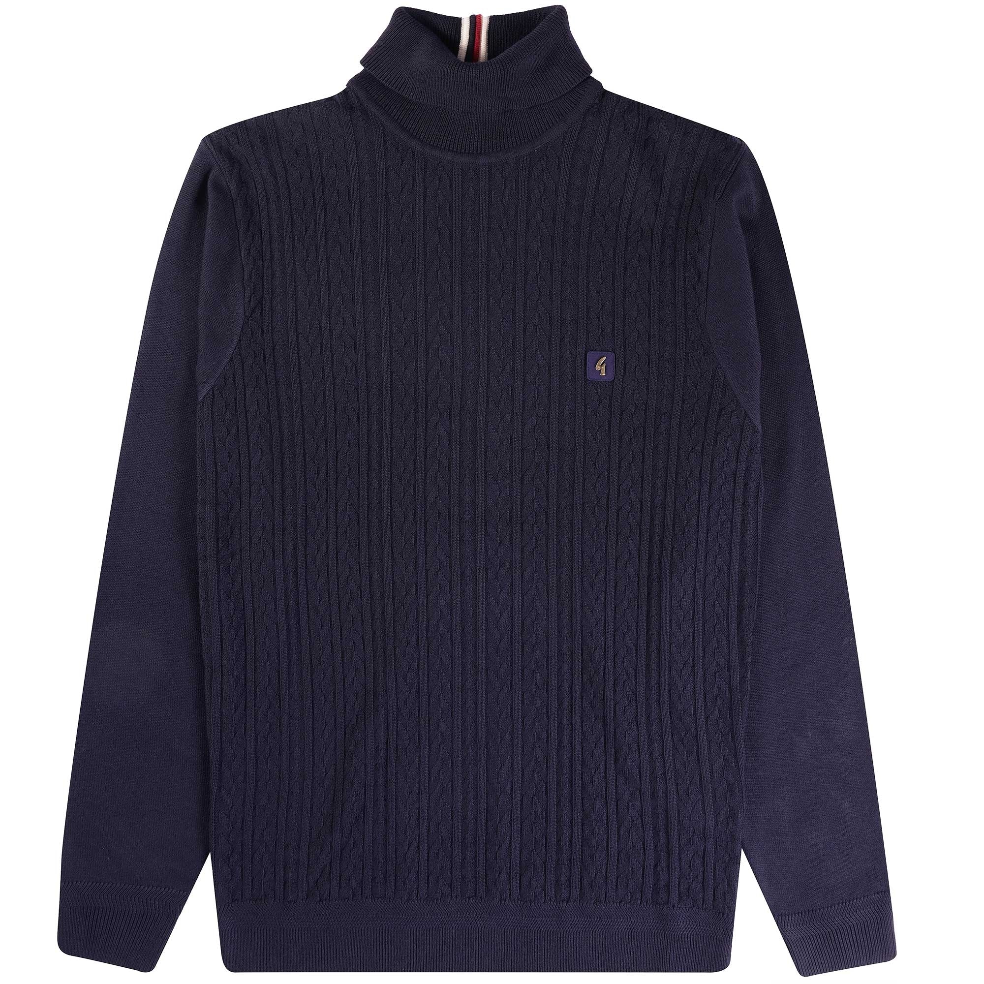 Gabicci Vintage Leonardo Turtle Neck - Navy