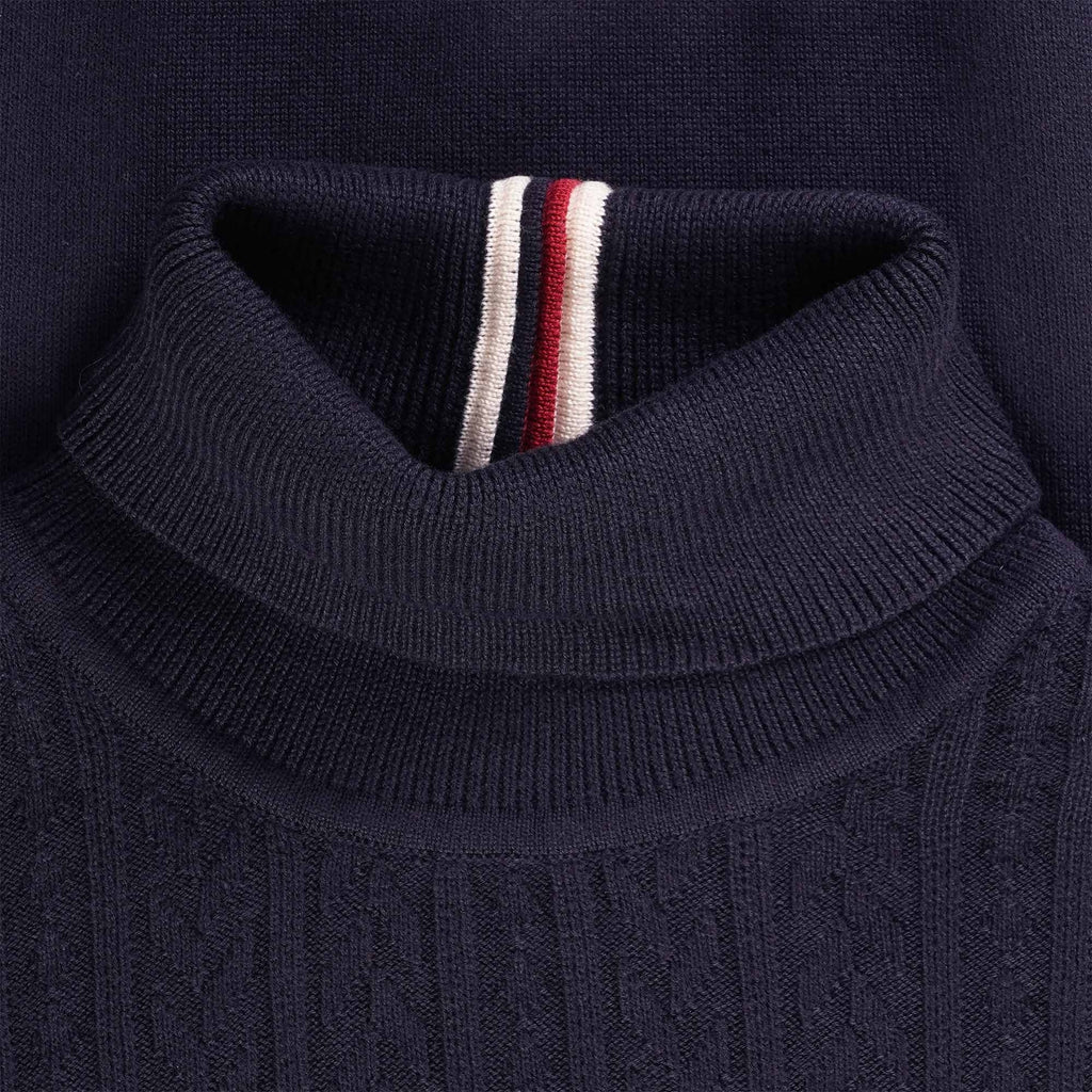 Gabicci Vintage Leonardo Turtle Neck - Navy