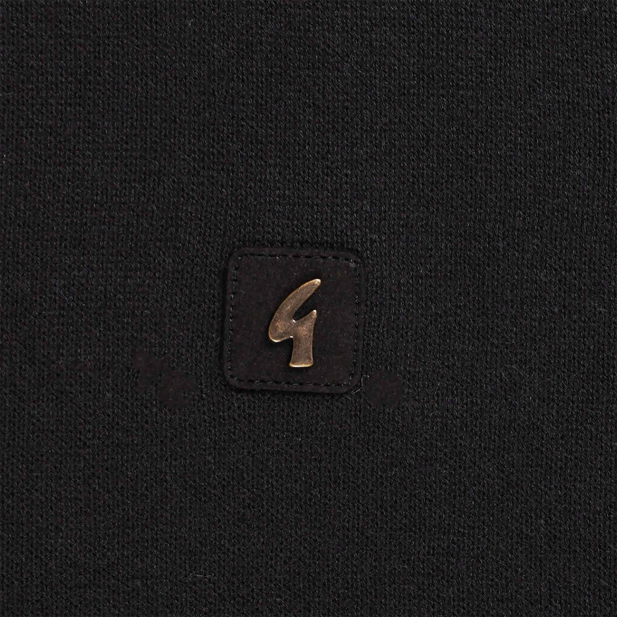 Gabicci Vintage Lineker Polo Shirt - Black