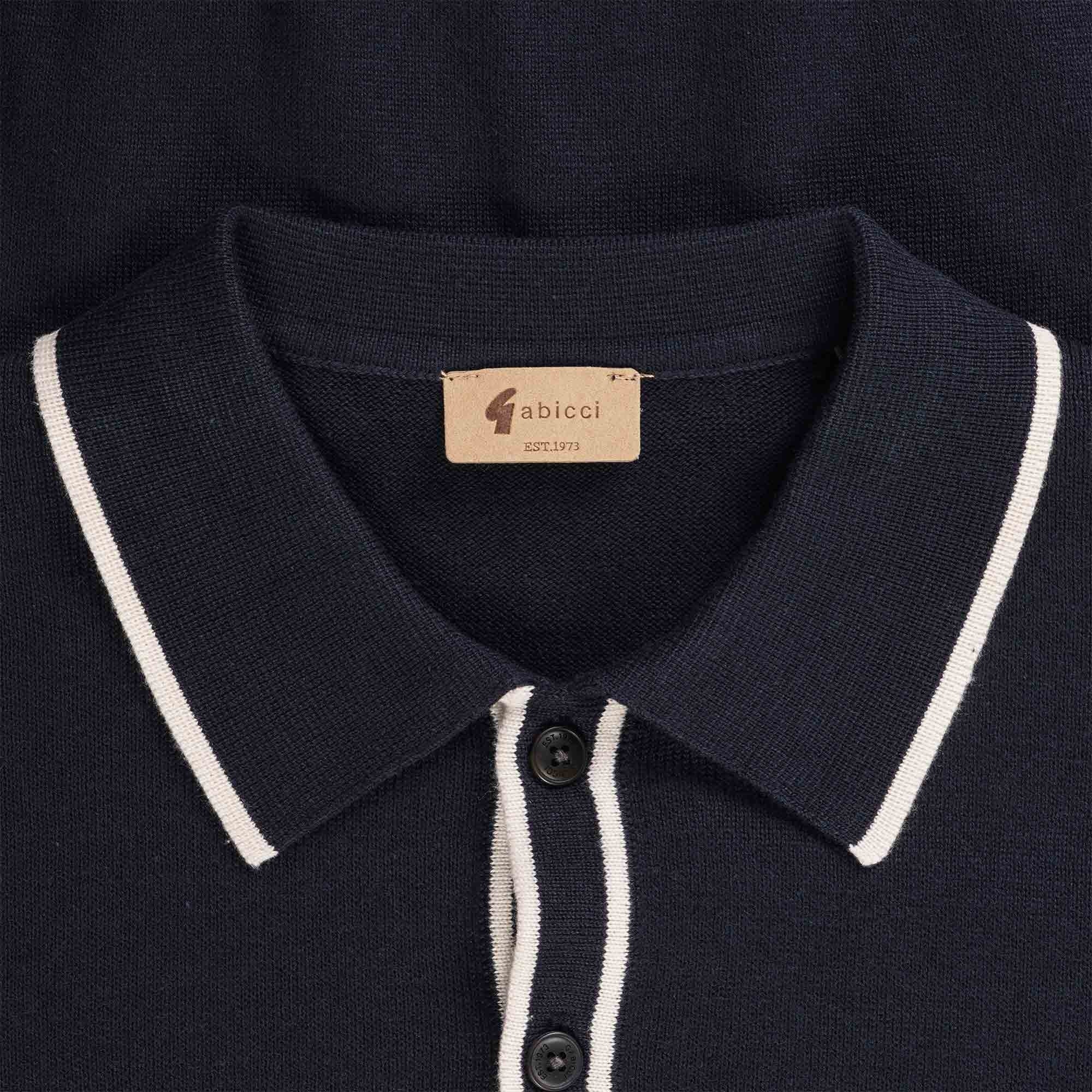 Gabicci Vintage Lineker Polo Shirt - Navy