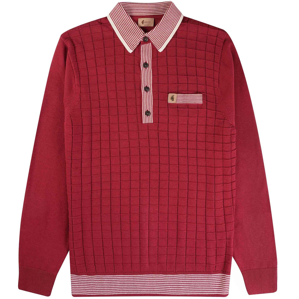 Gabicci Vintage Christian Polo Shirt - Rosso