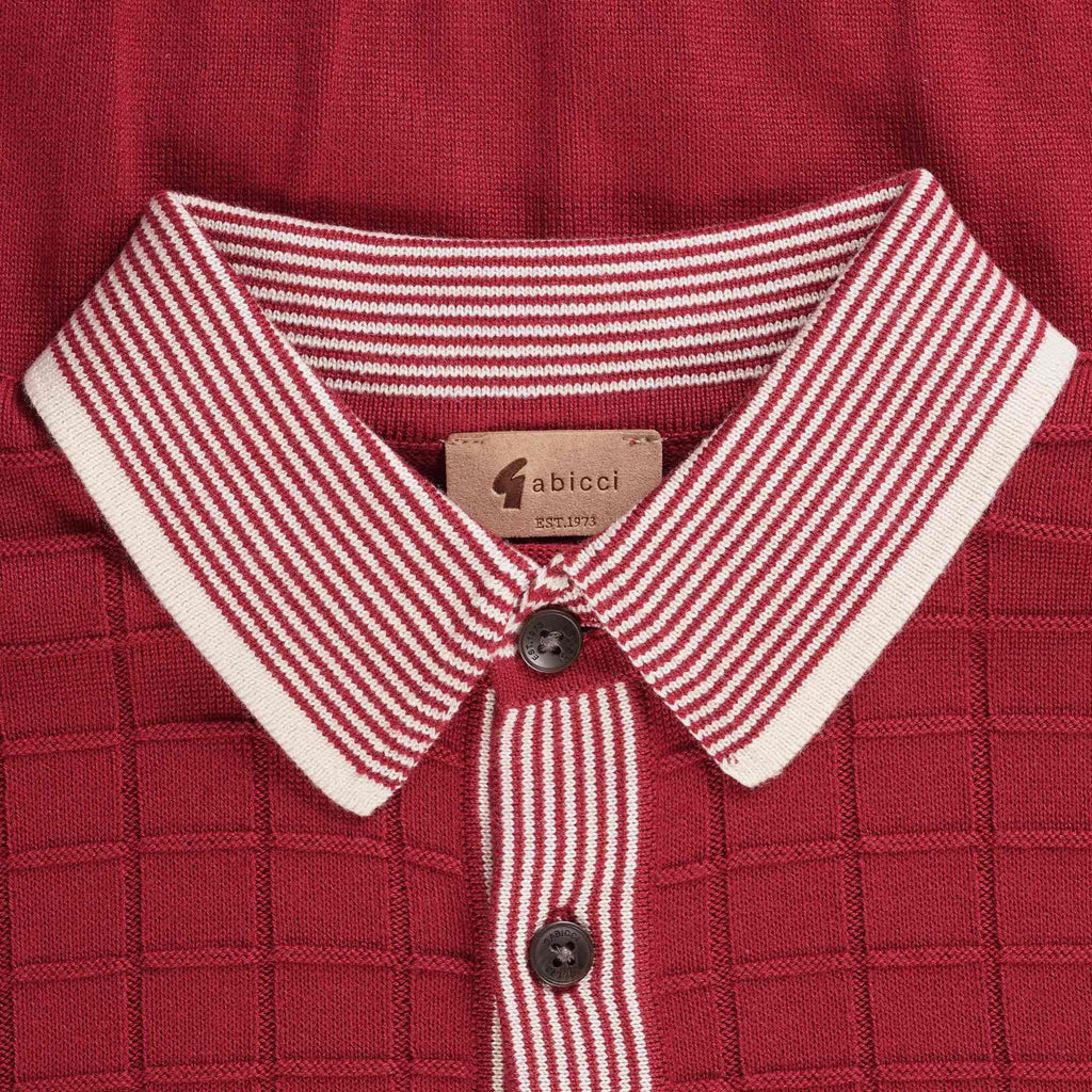 Gabicci Vintage Christian Polo Shirt - Rosso