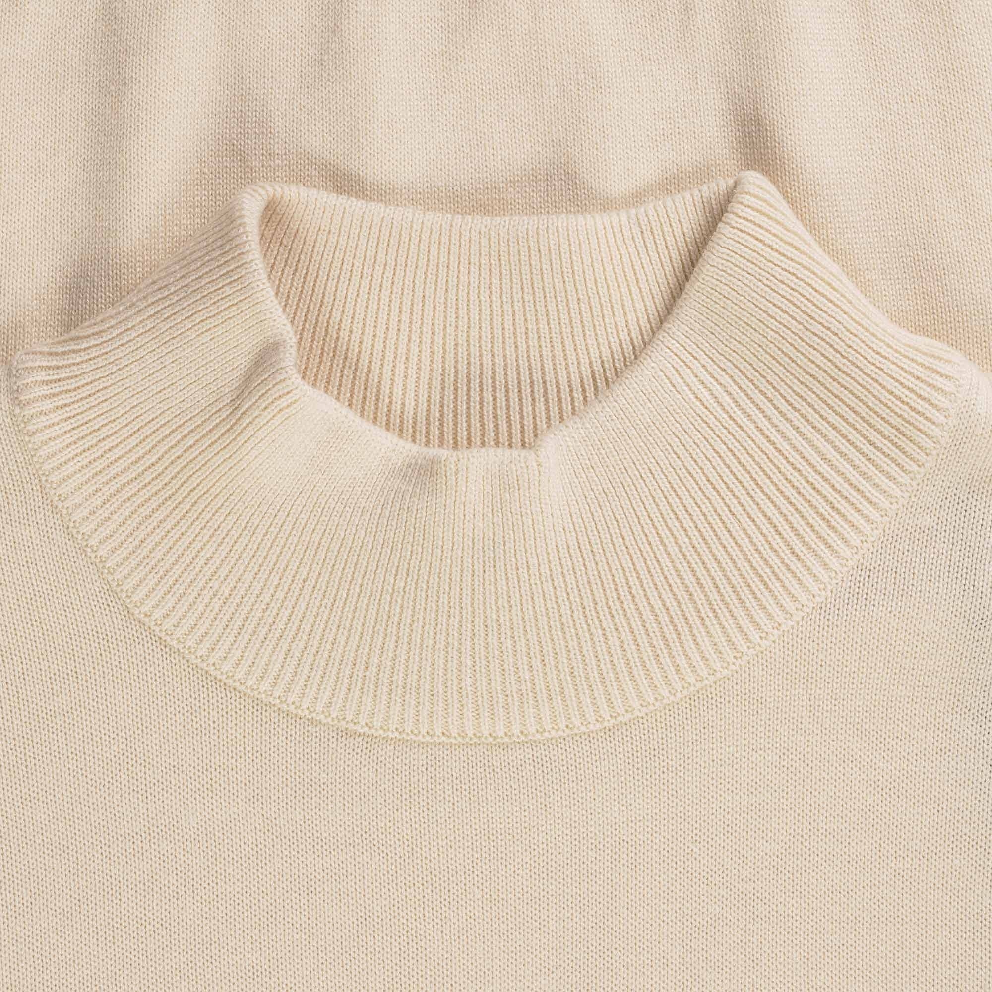 Gabicci Vintage Duke Turtle Neck Jumper - Cream