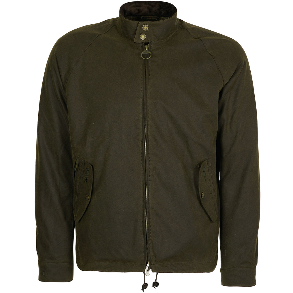 Brown Wax Jacket - Olive