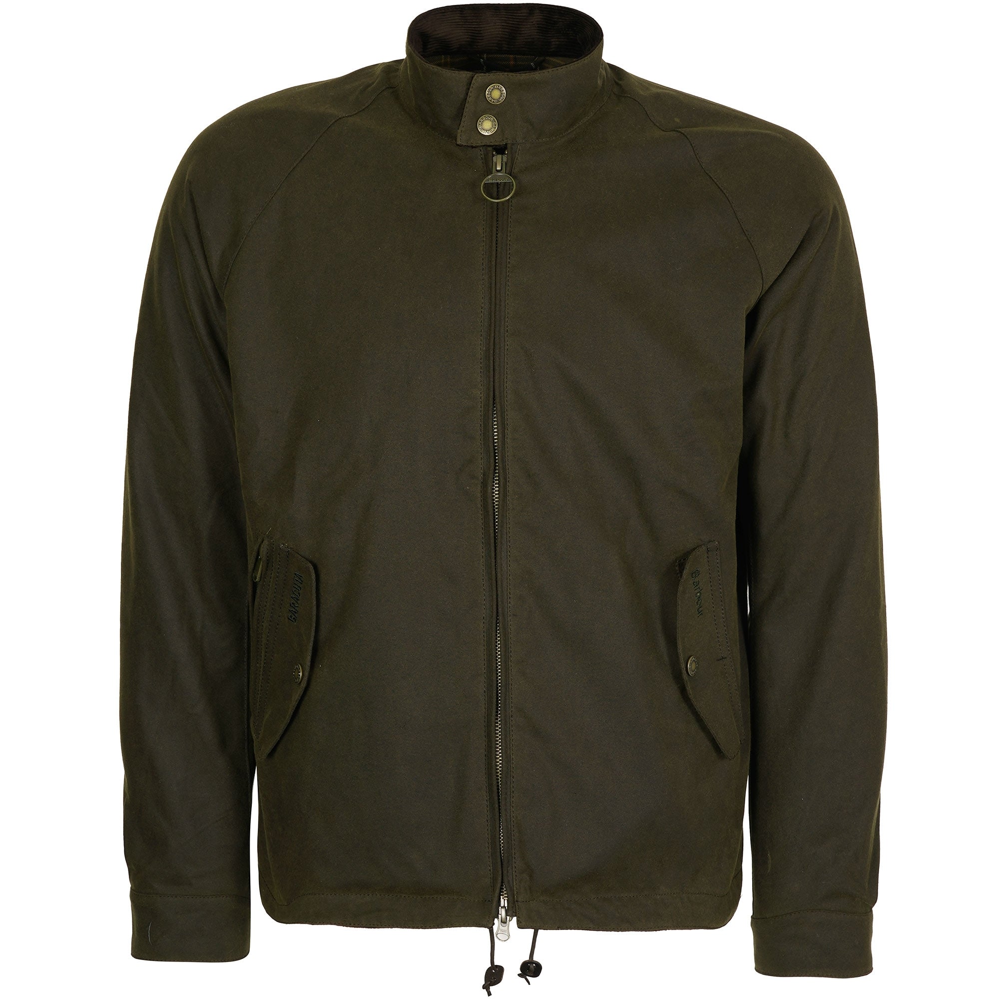 Brown Wax Jacket - Olive