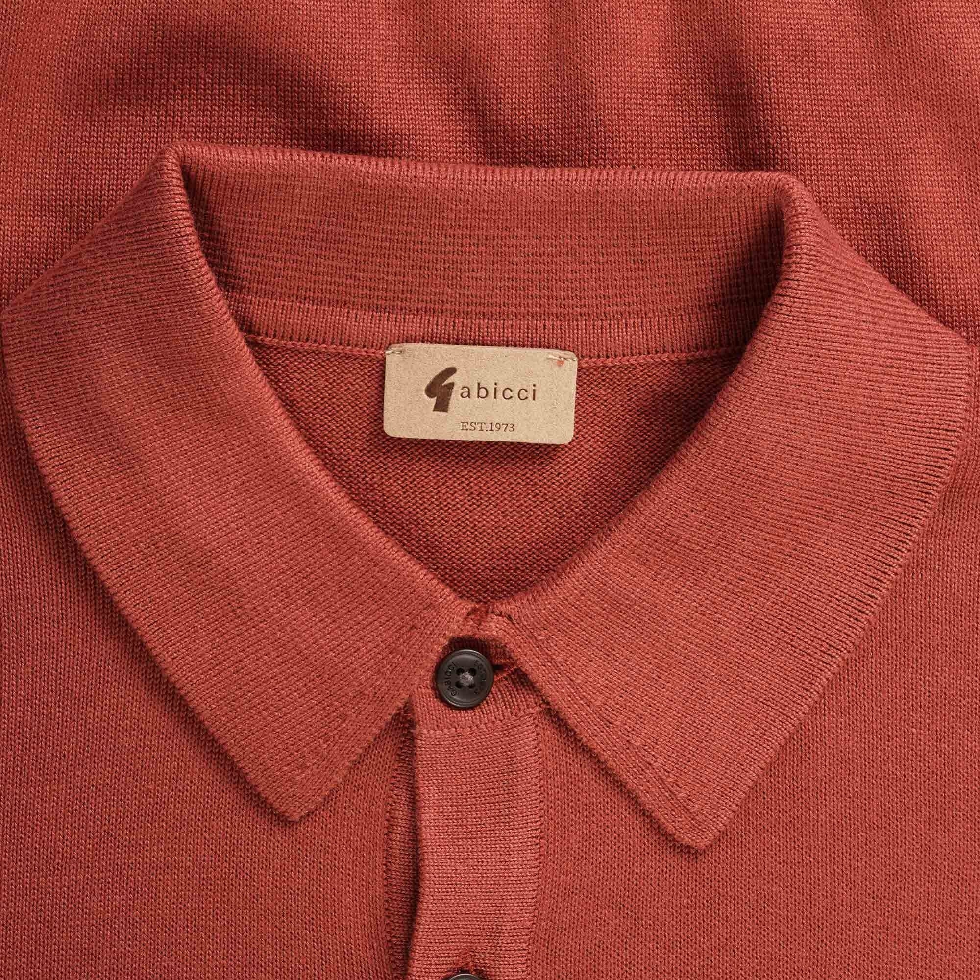 Gabicci Vintage Jackson Polo Shirt - Rust