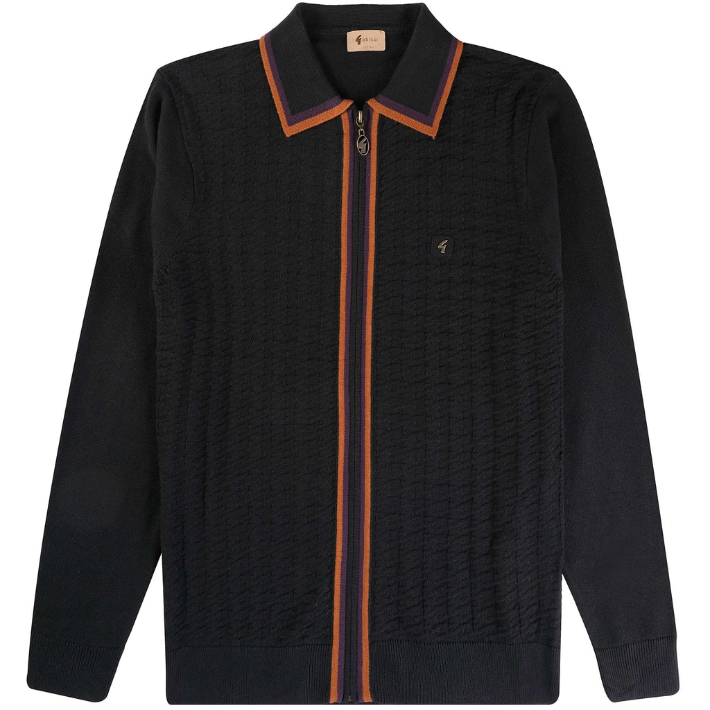 Gabicci Vintage Templo Polo Shirt - Black