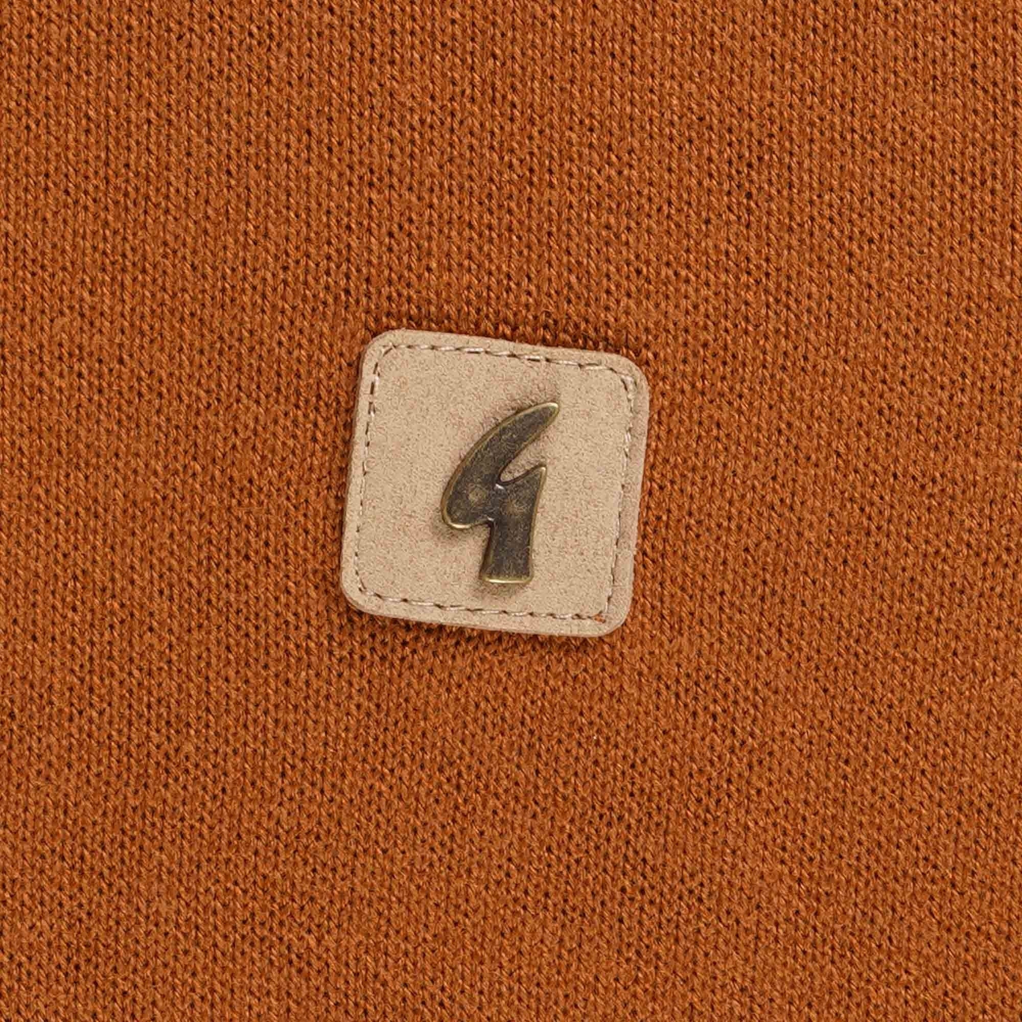 Gabicci Vintage Duke Turtle Neck Jumper - Toffee