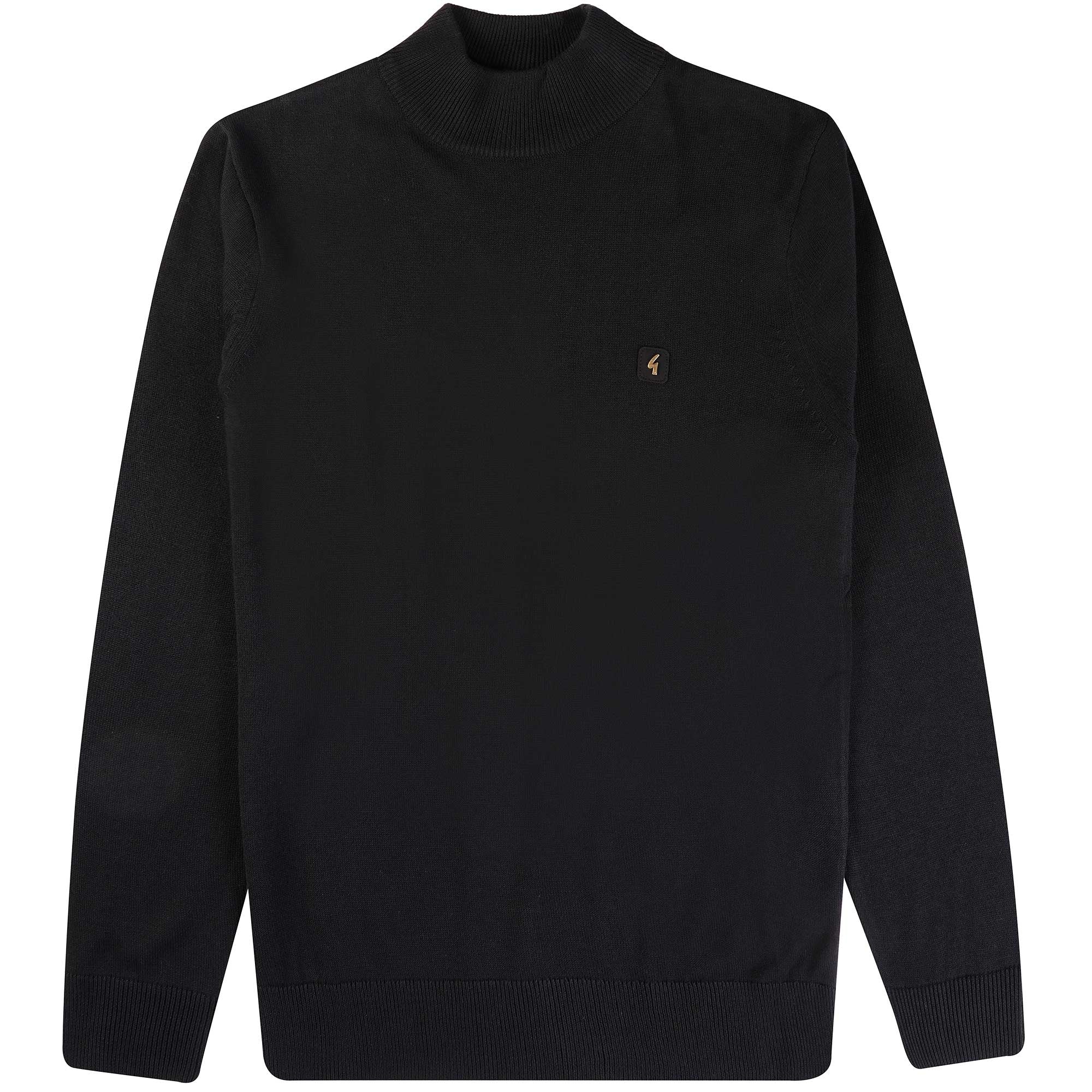Gabicci Vintage Duke Turtle Neck Jumper - Black