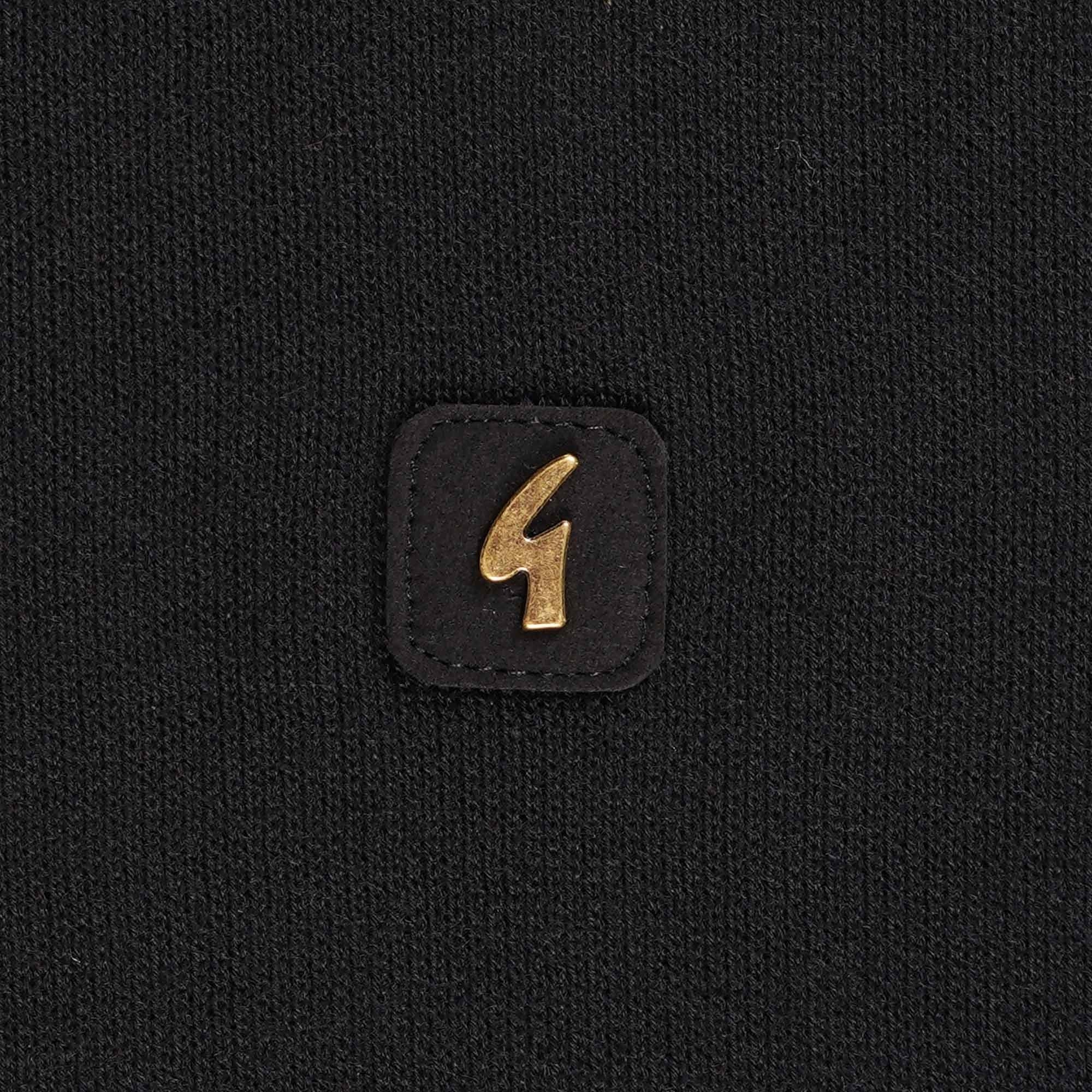 Gabicci Vintage Duke Turtle Neck Jumper - Black