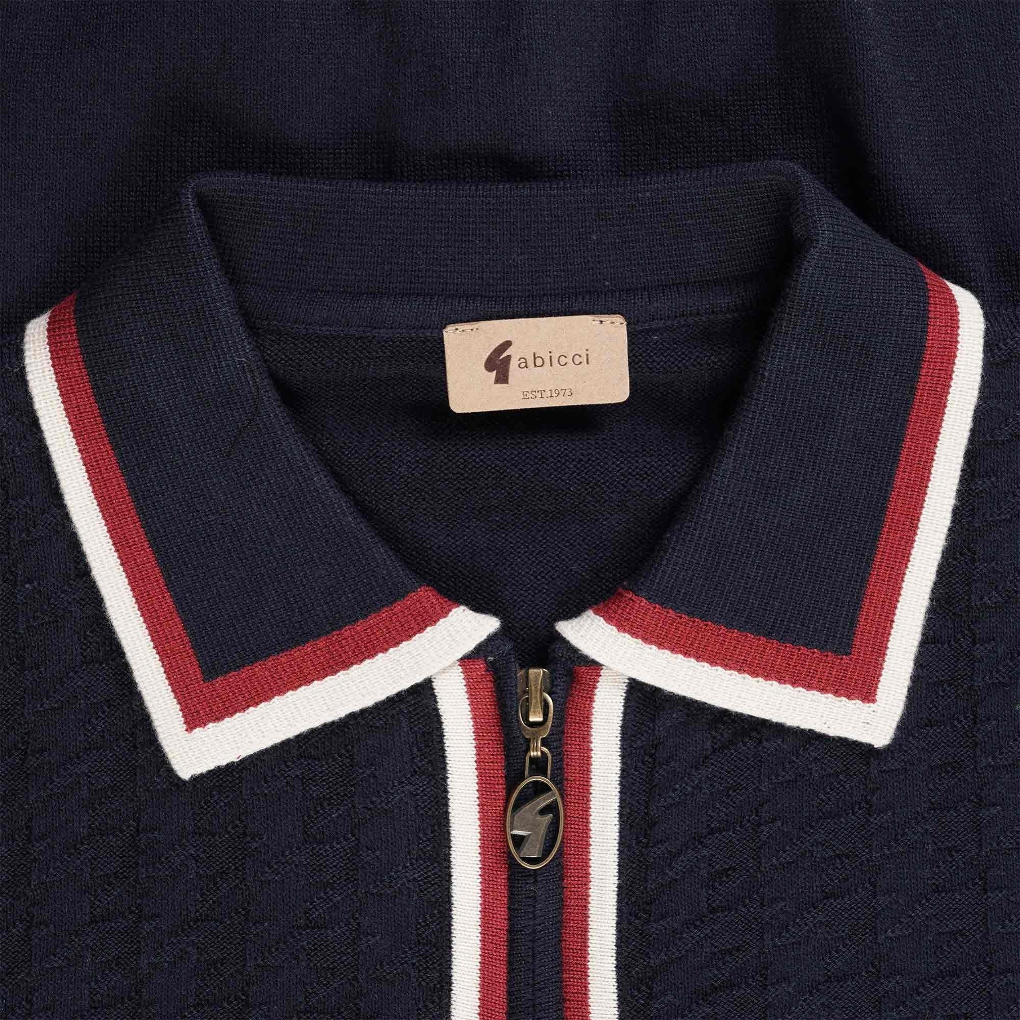Gabicci Vintage Templo Polo Shirt - Navy
