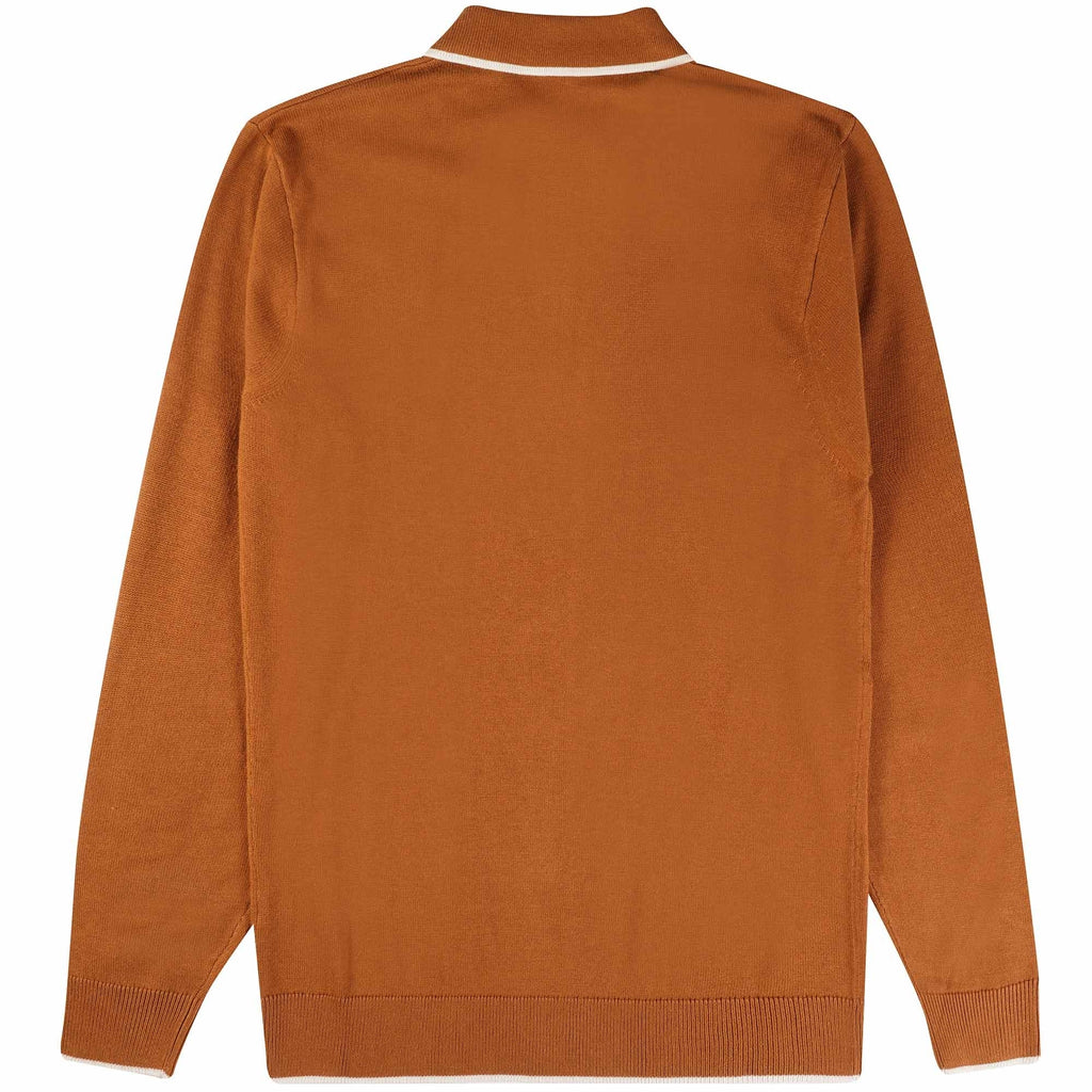 Gabicci Vintage Lineker Polo Shirt - Toffee