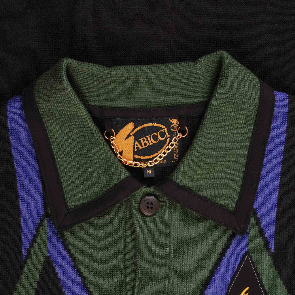 Gabicci Vintage 50th Anniversary Penfold Polo Shirt - Black