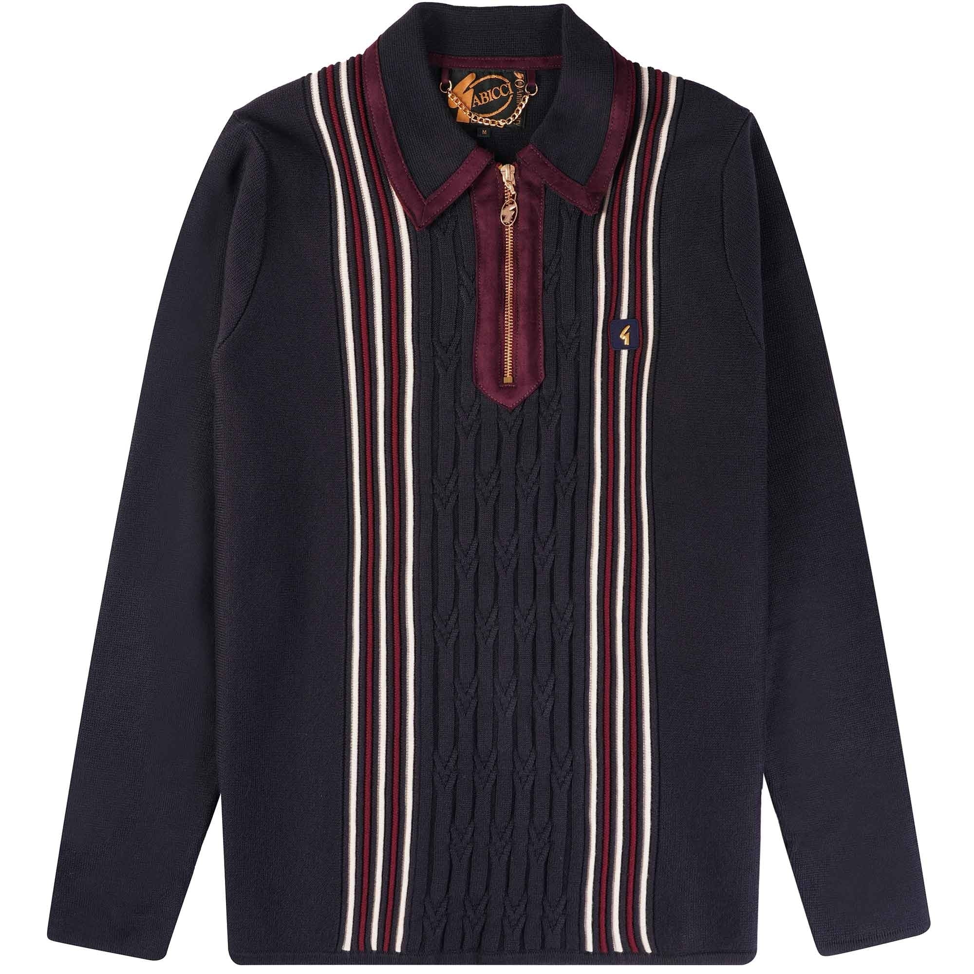 Gabicci Vintage 50th Anniversary Norman Polo Shirt - Navy