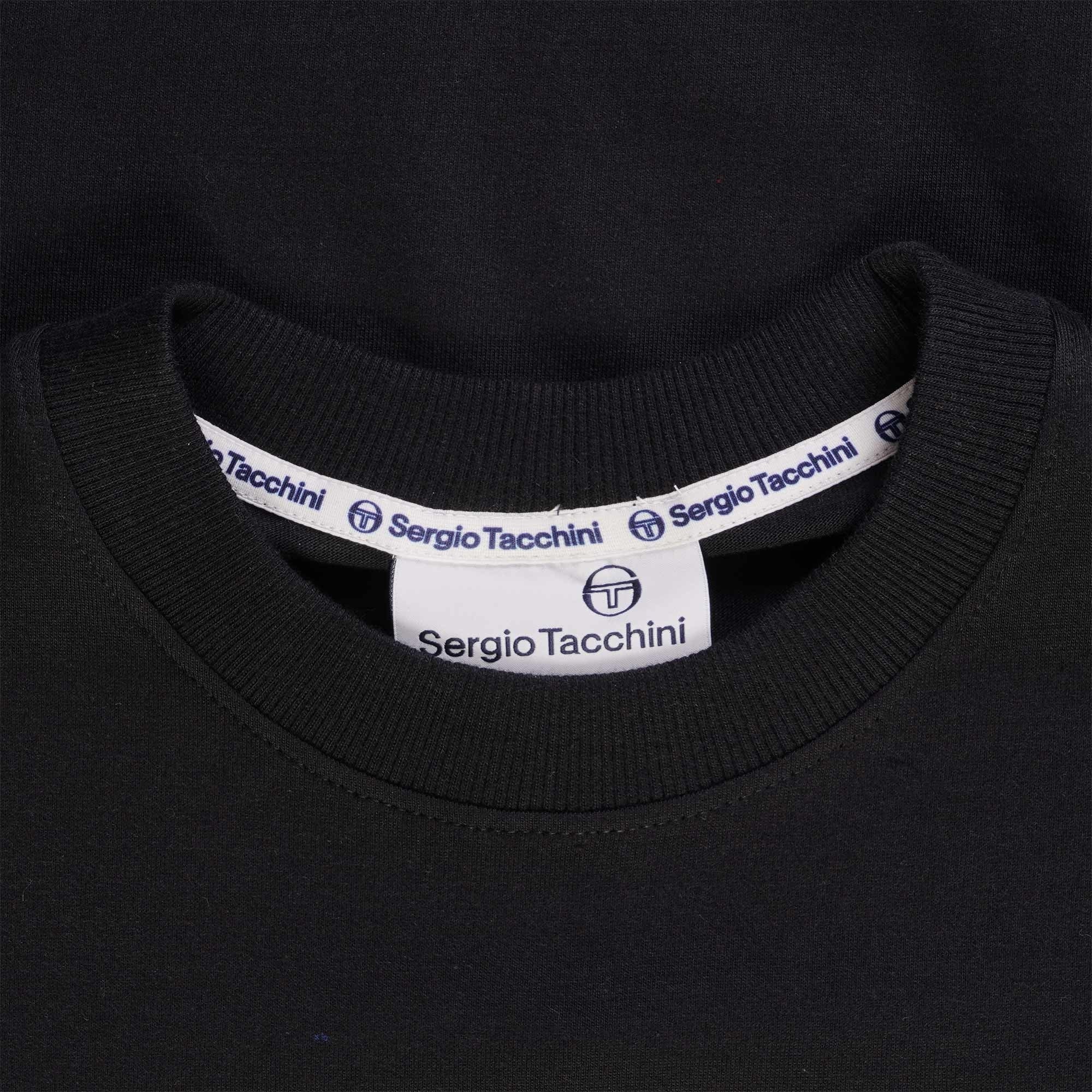 Sergio Tacchini Master T-Shirt - Black and Gardenia