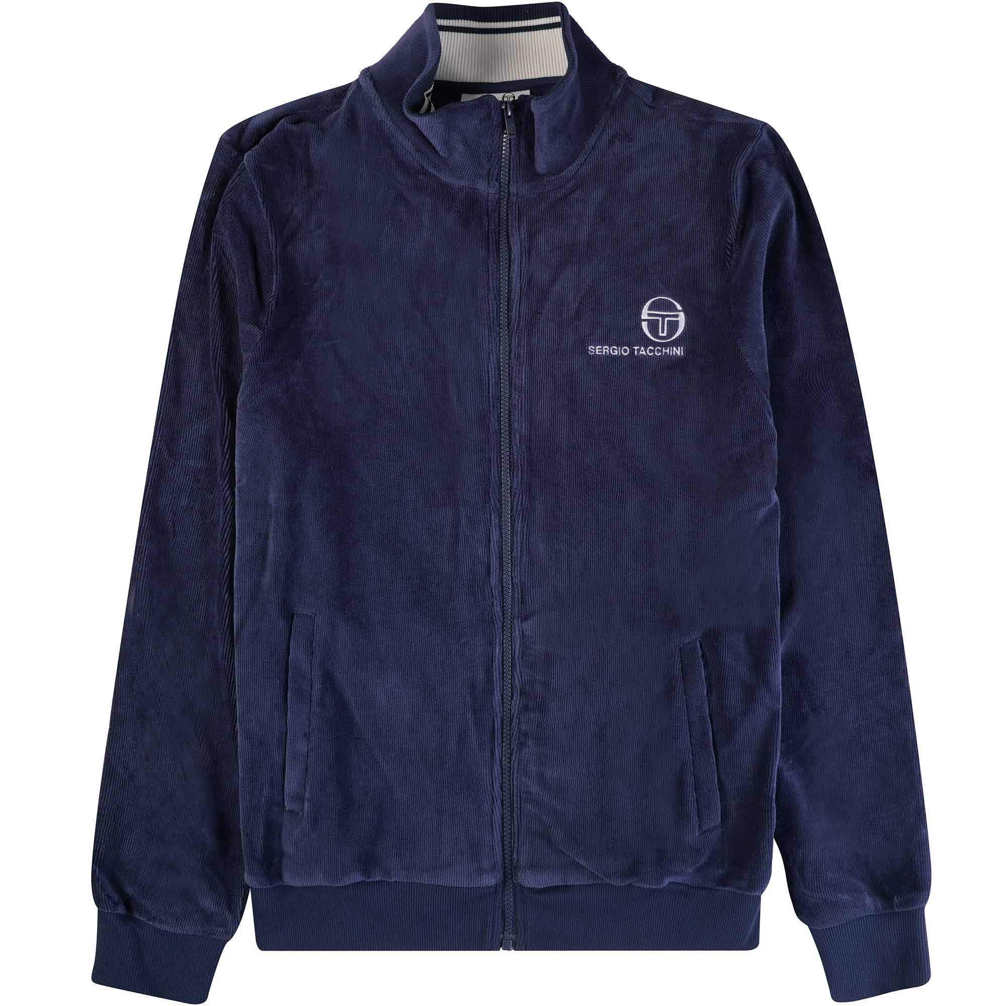 Sergio Tacchini Boris Rib Track Top - Maritime Blue