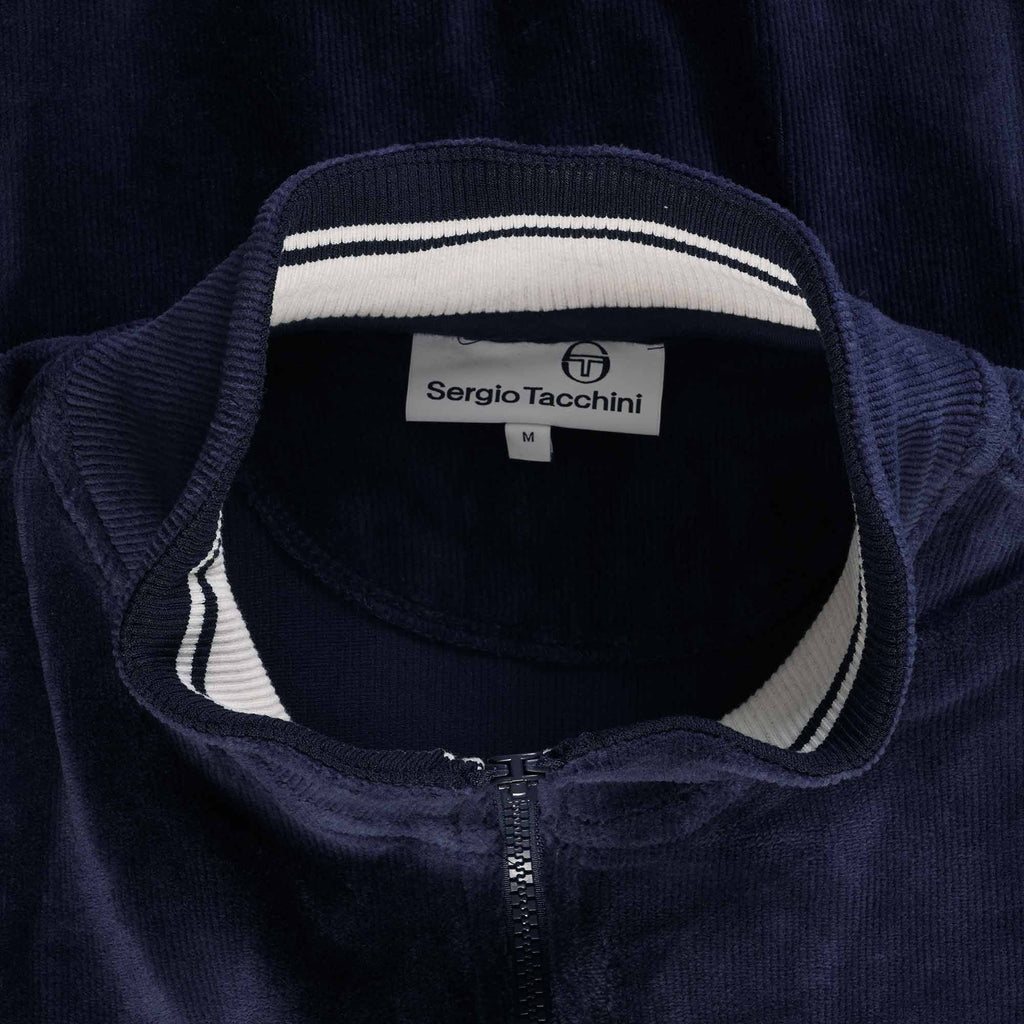 Sergio Tacchini Boris Rib Track Top - Maritime Blue