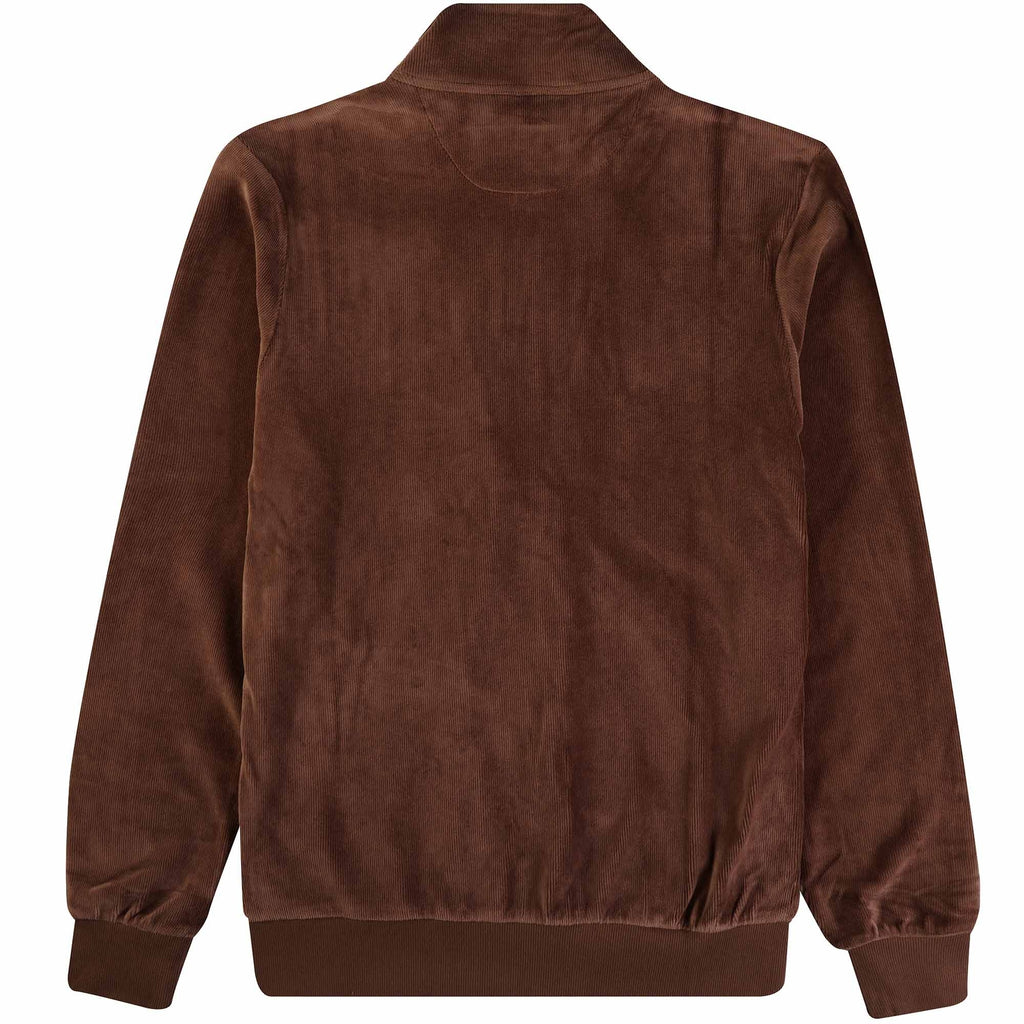 Sergio Tacchini Boris Rib Track Top - Deep Mahogany