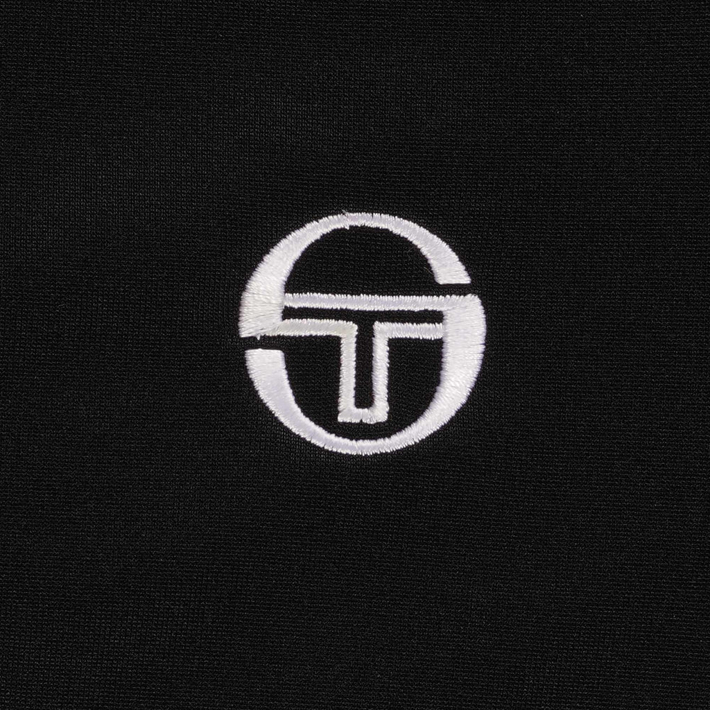 Sergio Tacchini Dallas Track Top - Black and Surf