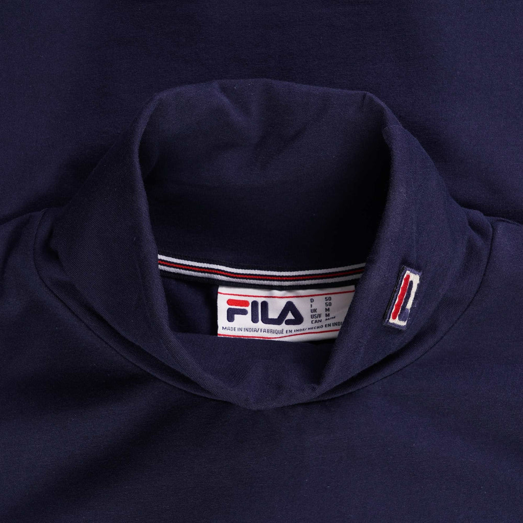 Fila Vintage 19th Classic Roll Neck Sweater -  Fila Navy