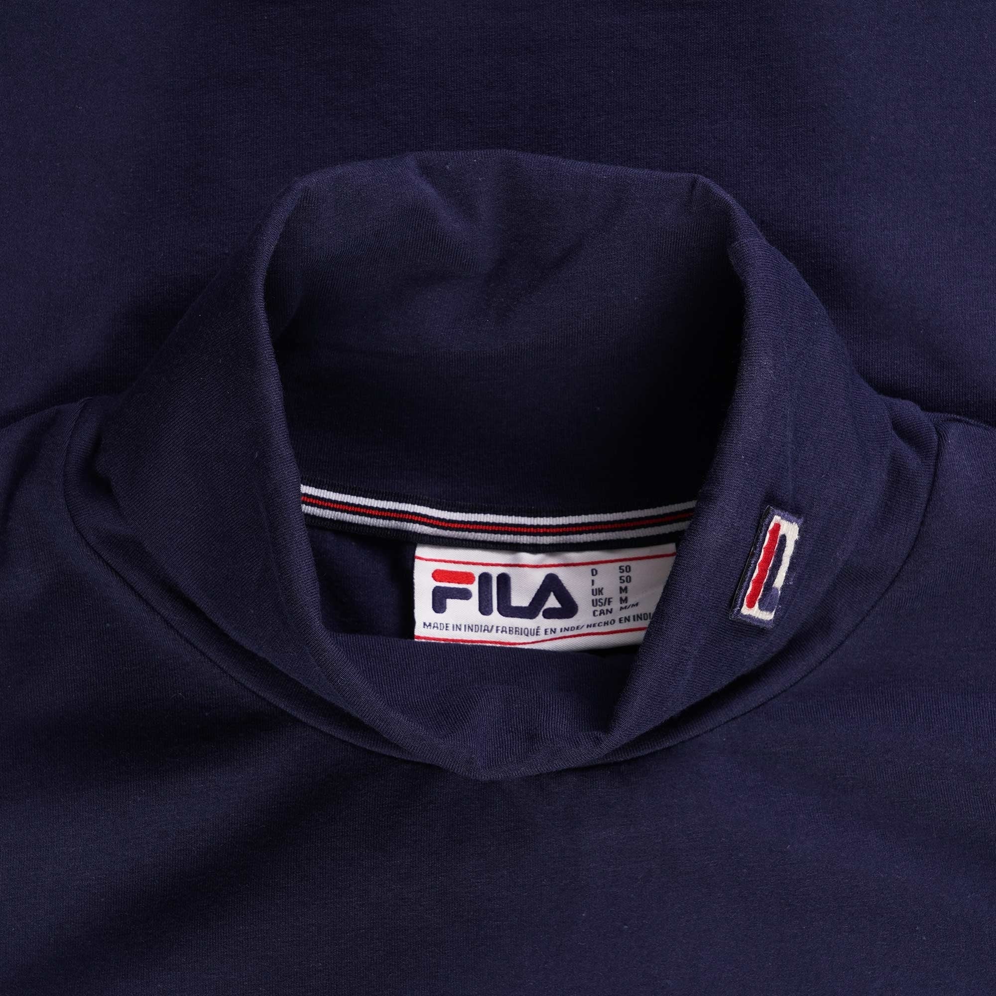 Fila Vintage 19th Classic Roll Neck Sweater -  Fila Navy