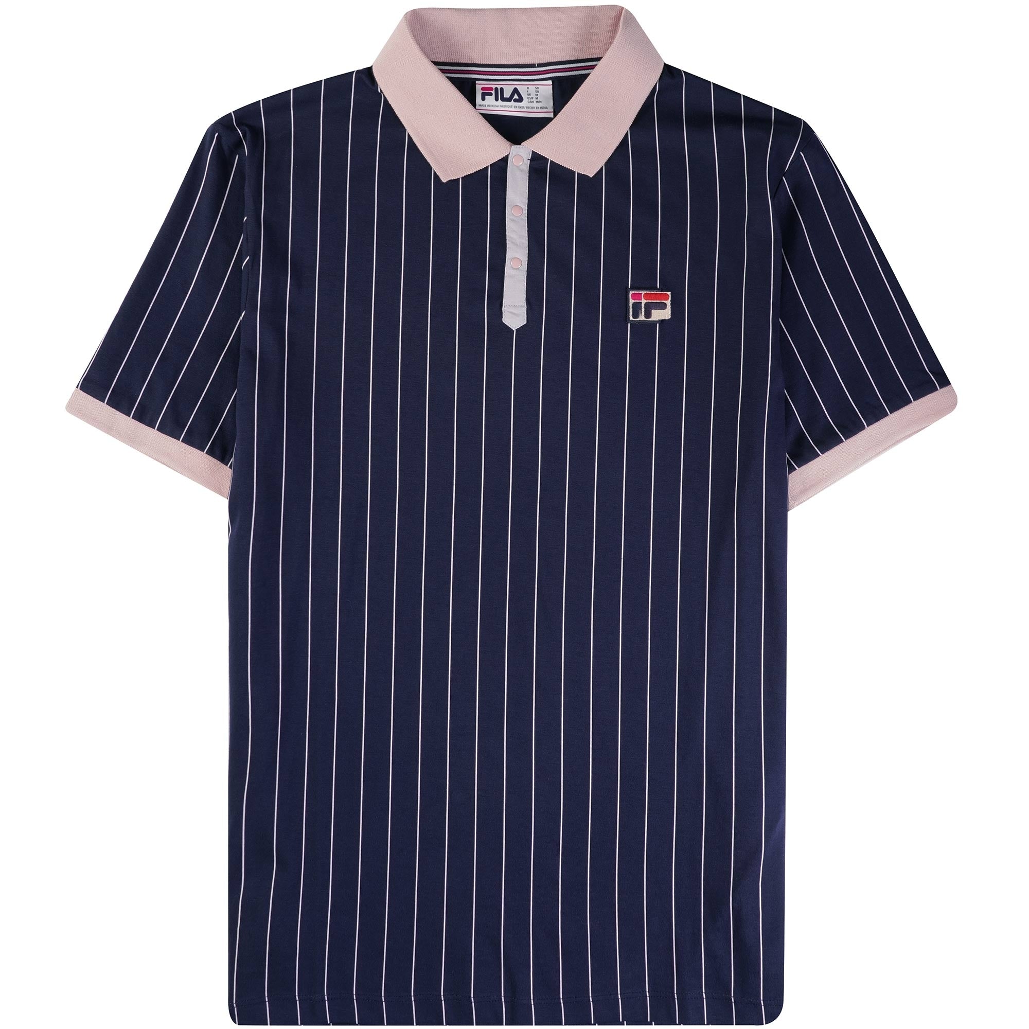 Fila Vintage BB1 Polo Shirt - Fila Navy