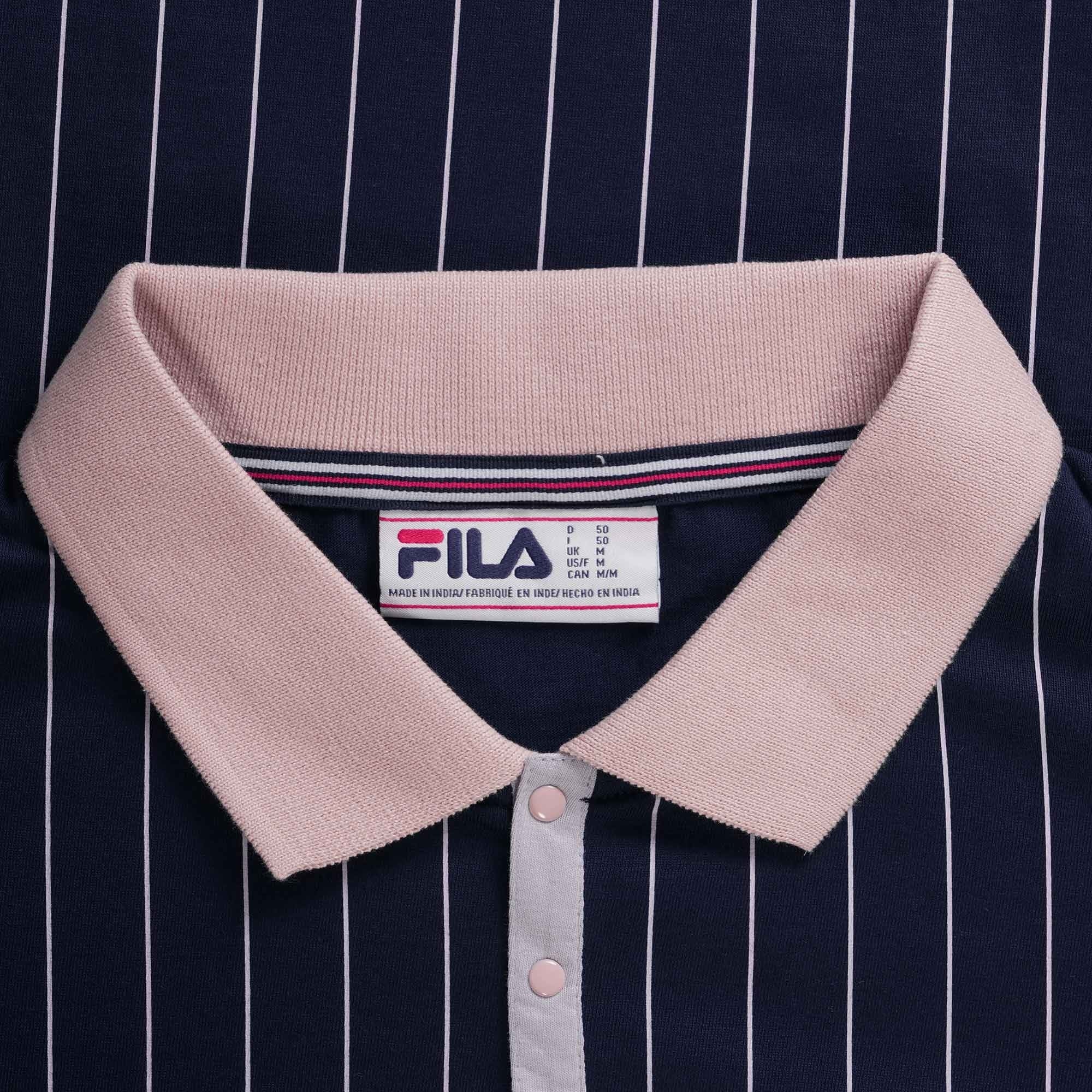 Fila Vintage BB1 Polo Shirt - Fila Navy