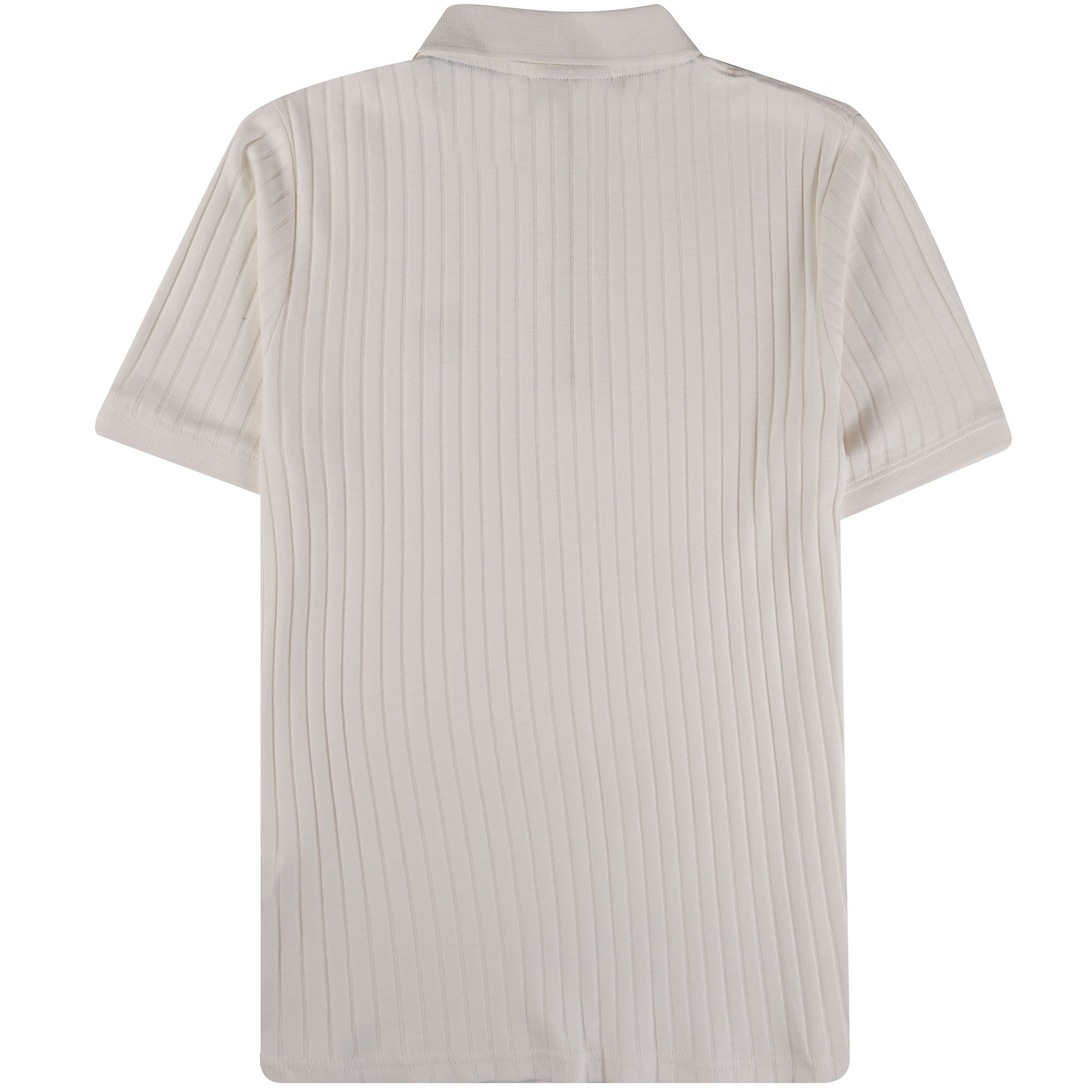 Fila Vintage Rufus Textured Stripe Polo - Gardenia