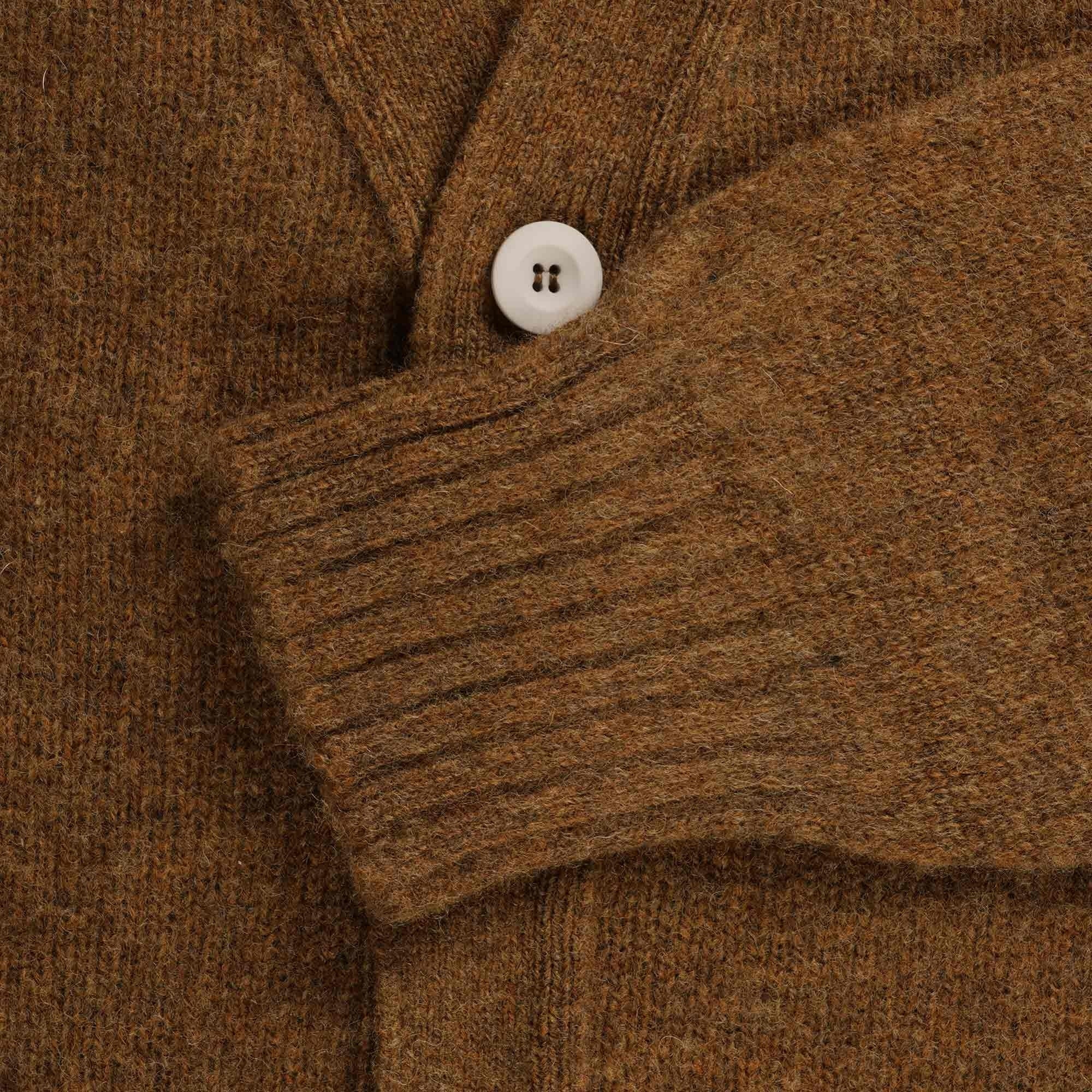 Howlin' Shaggy Bear Cardigan - Nuts
