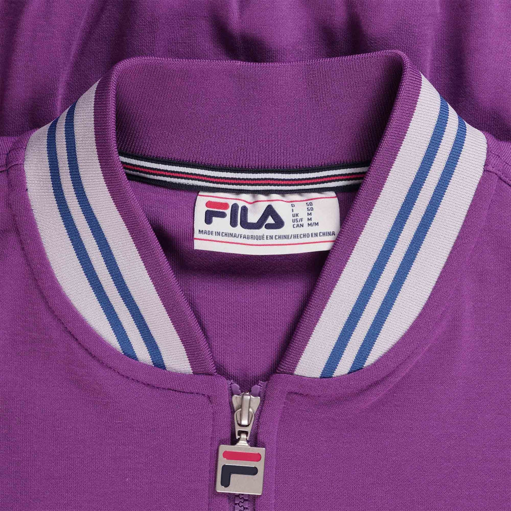 Fila Vintage Settanta Baseball Track Jacket - Sunset Purple