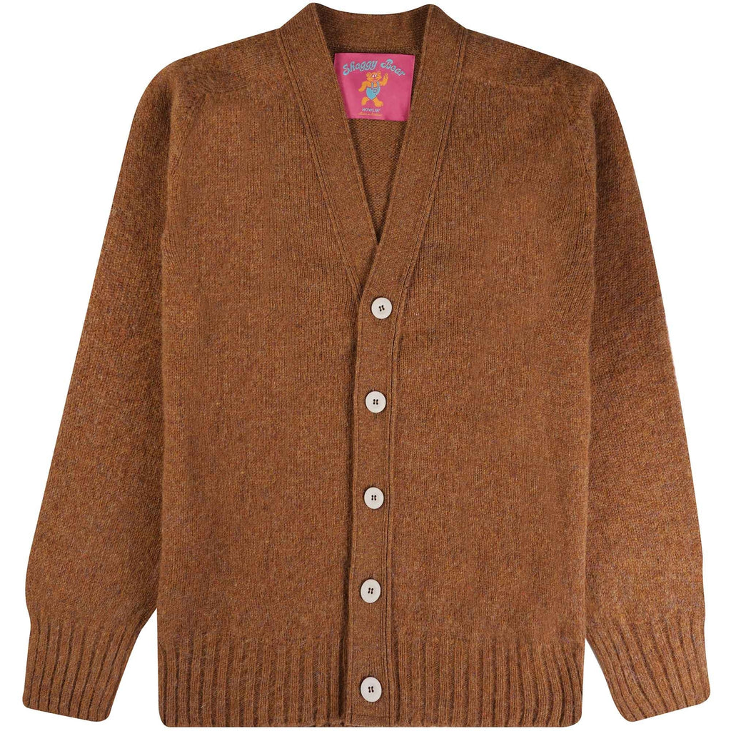 Howlin' Shaggy Bear Cardigan - Distant Earth