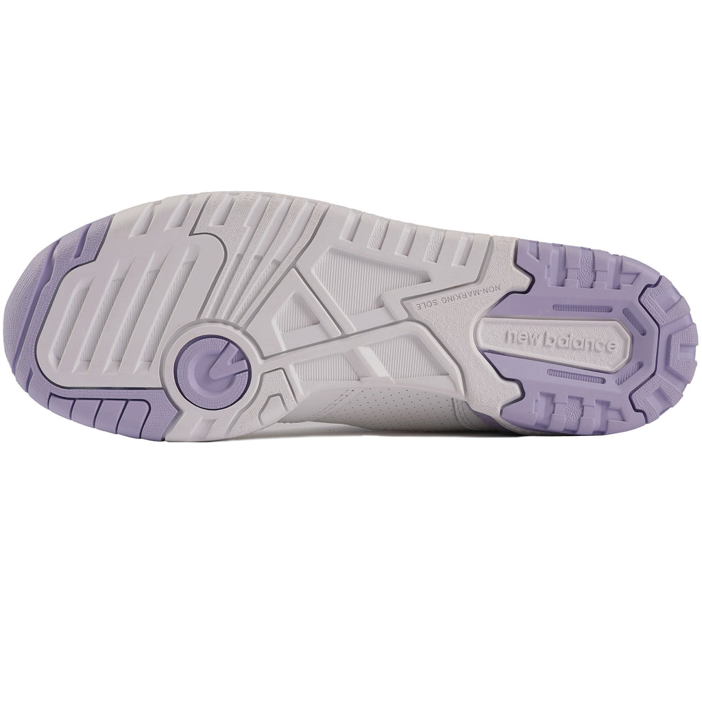 New Balance Womens 550s - White and Lilac