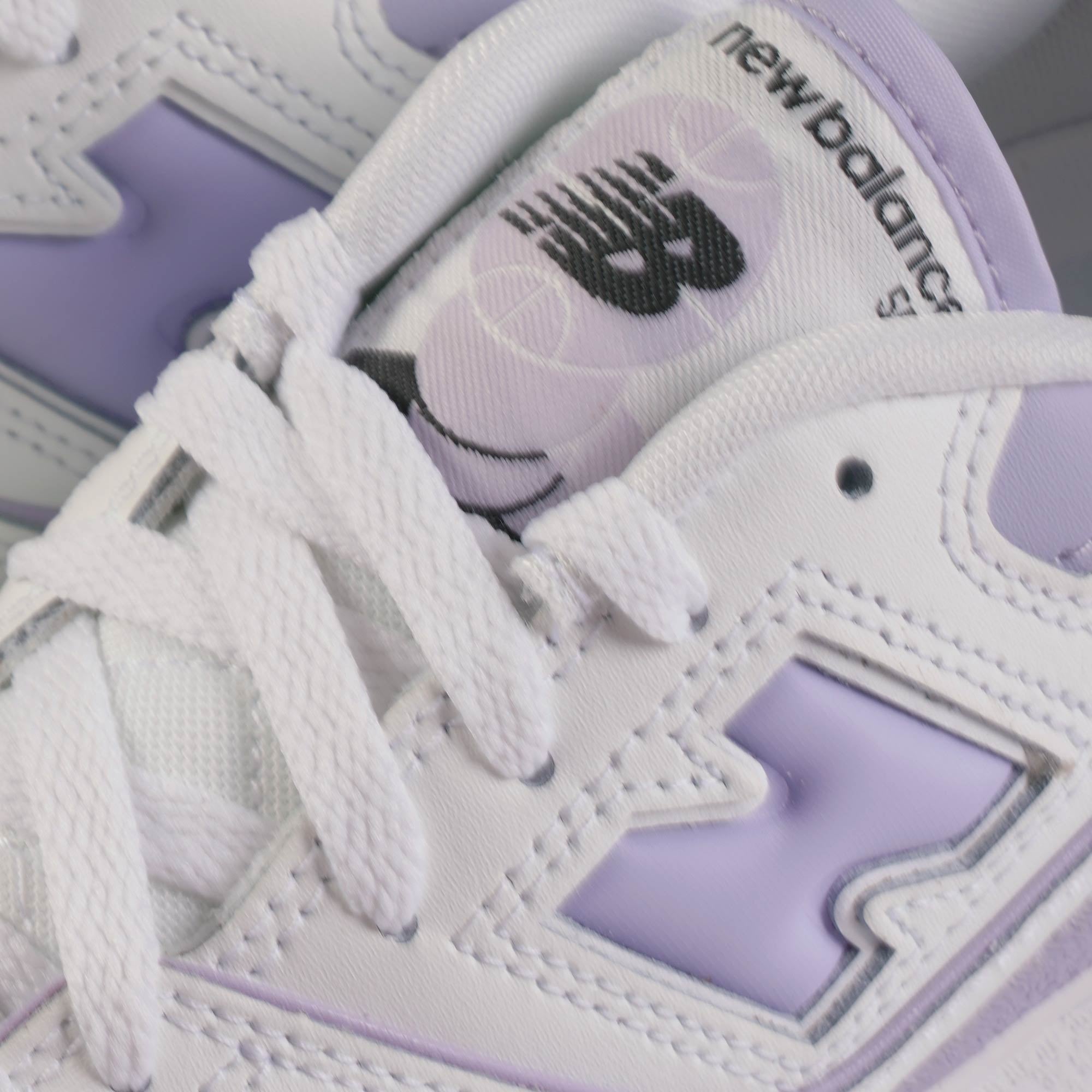 New Balance Womens 550s - White and Lilac