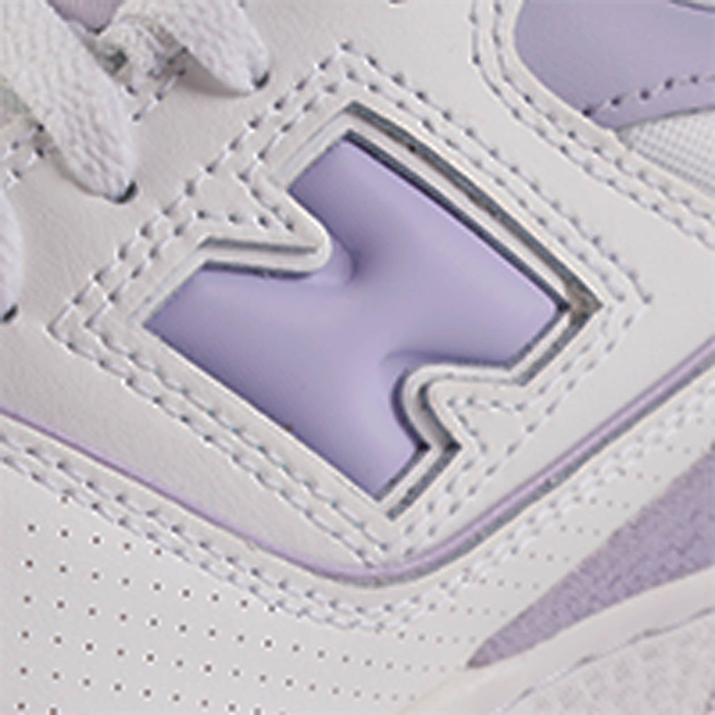 New Balance Womens 550s - White and Lilac