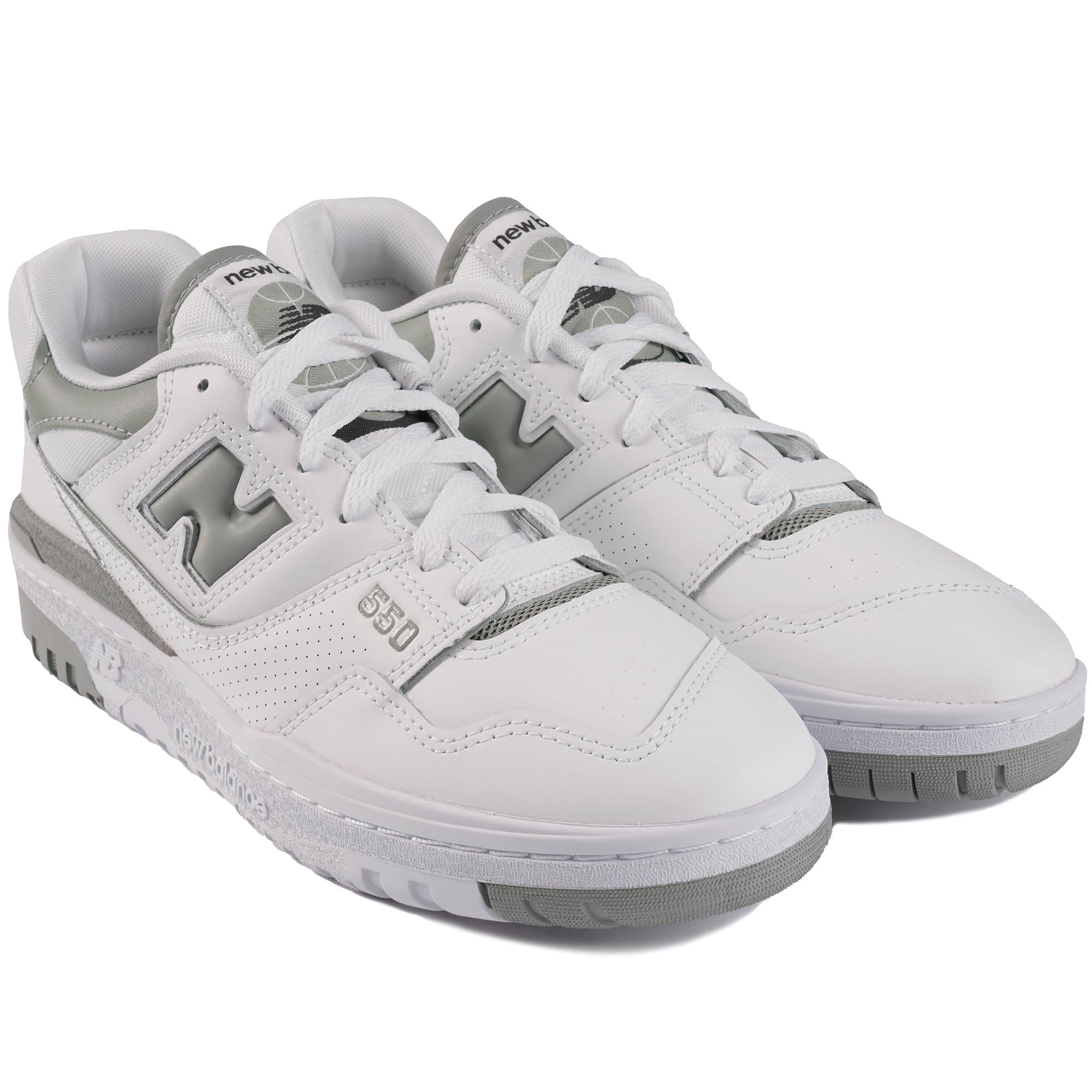 New Balance Womens 550s - White and Sage